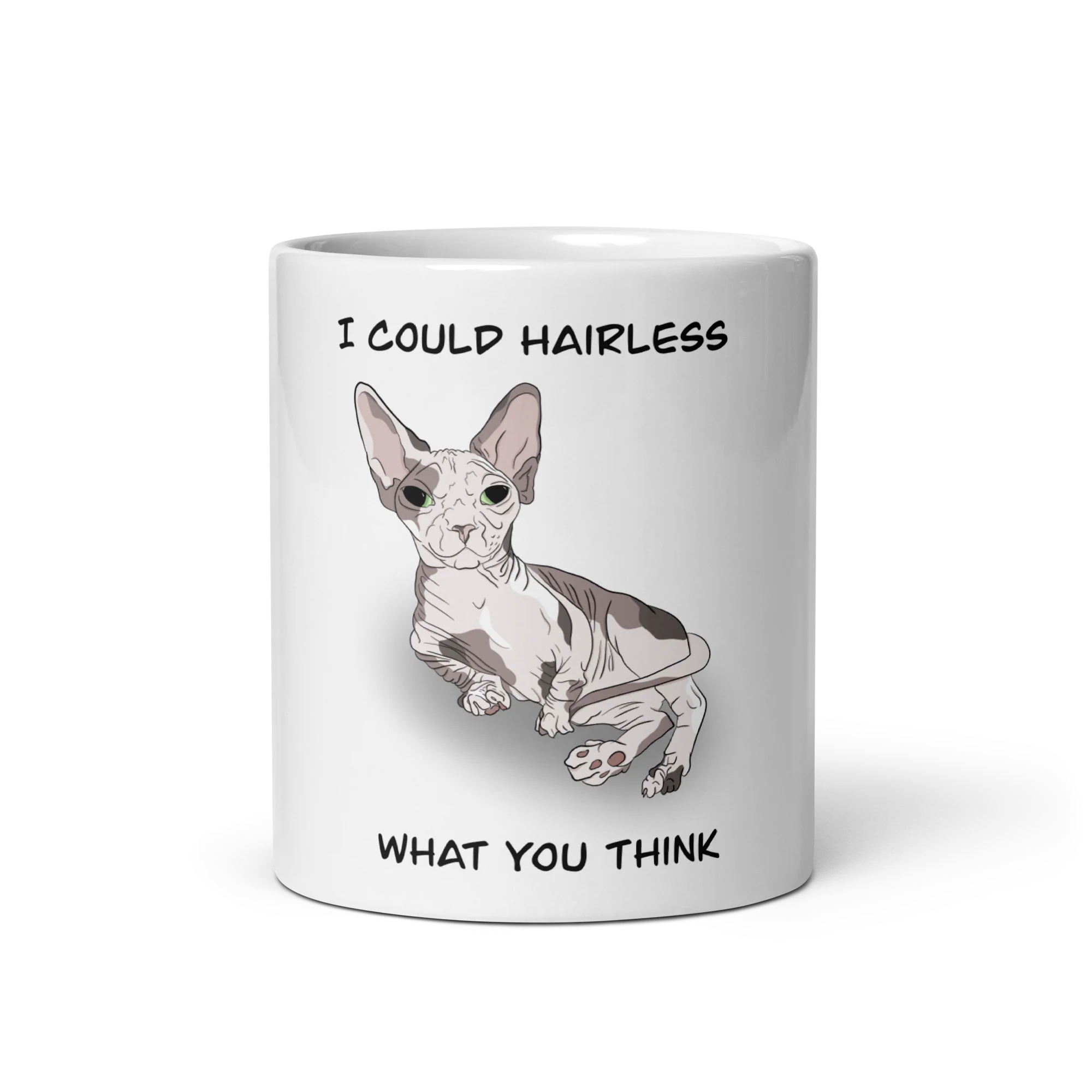 "I COULD HAIRLESS WHAT YOU THINK" COFFEE MUG - Image 5