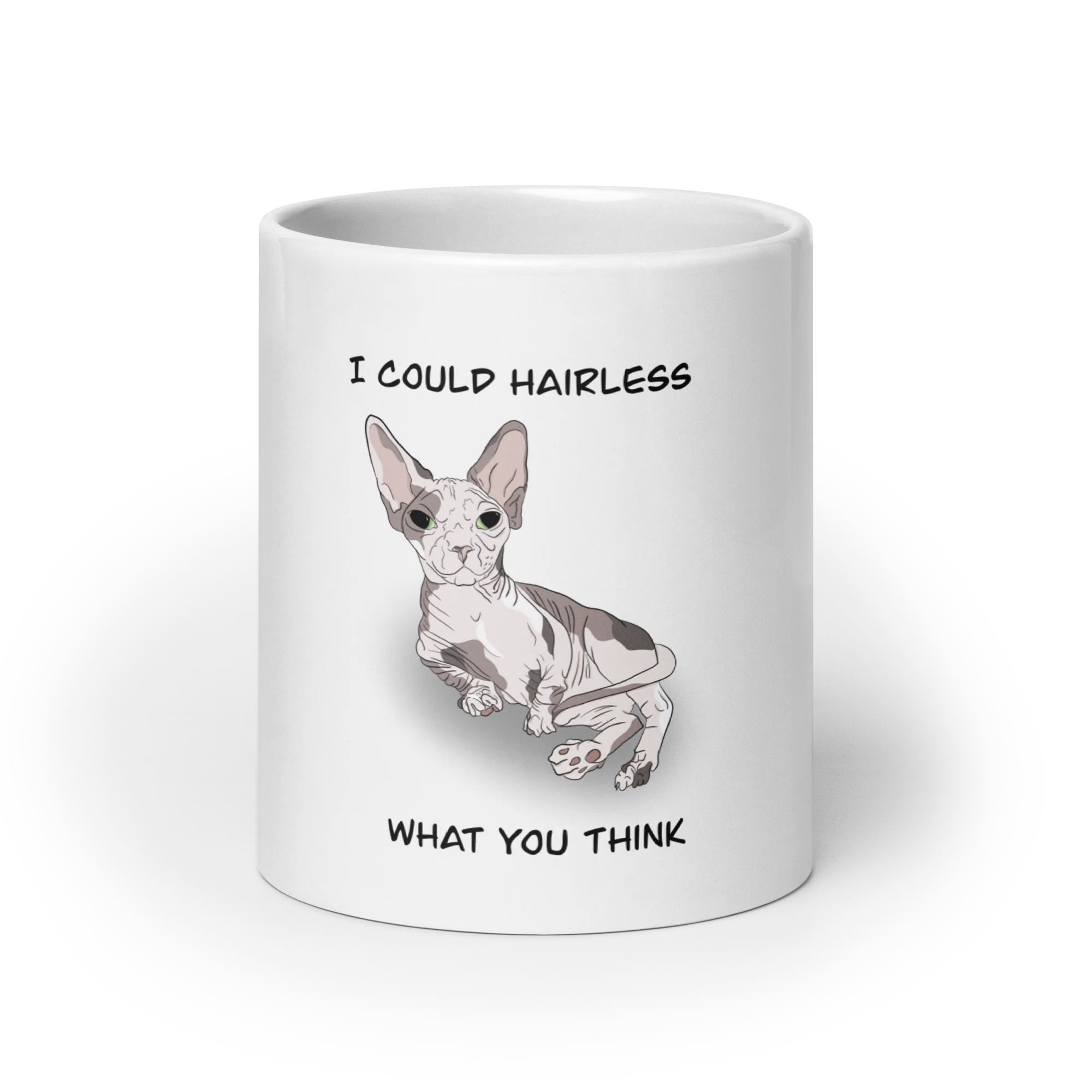 "I COULD HAIRLESS WHAT YOU THINK" COFFEE MUG - Image 9
