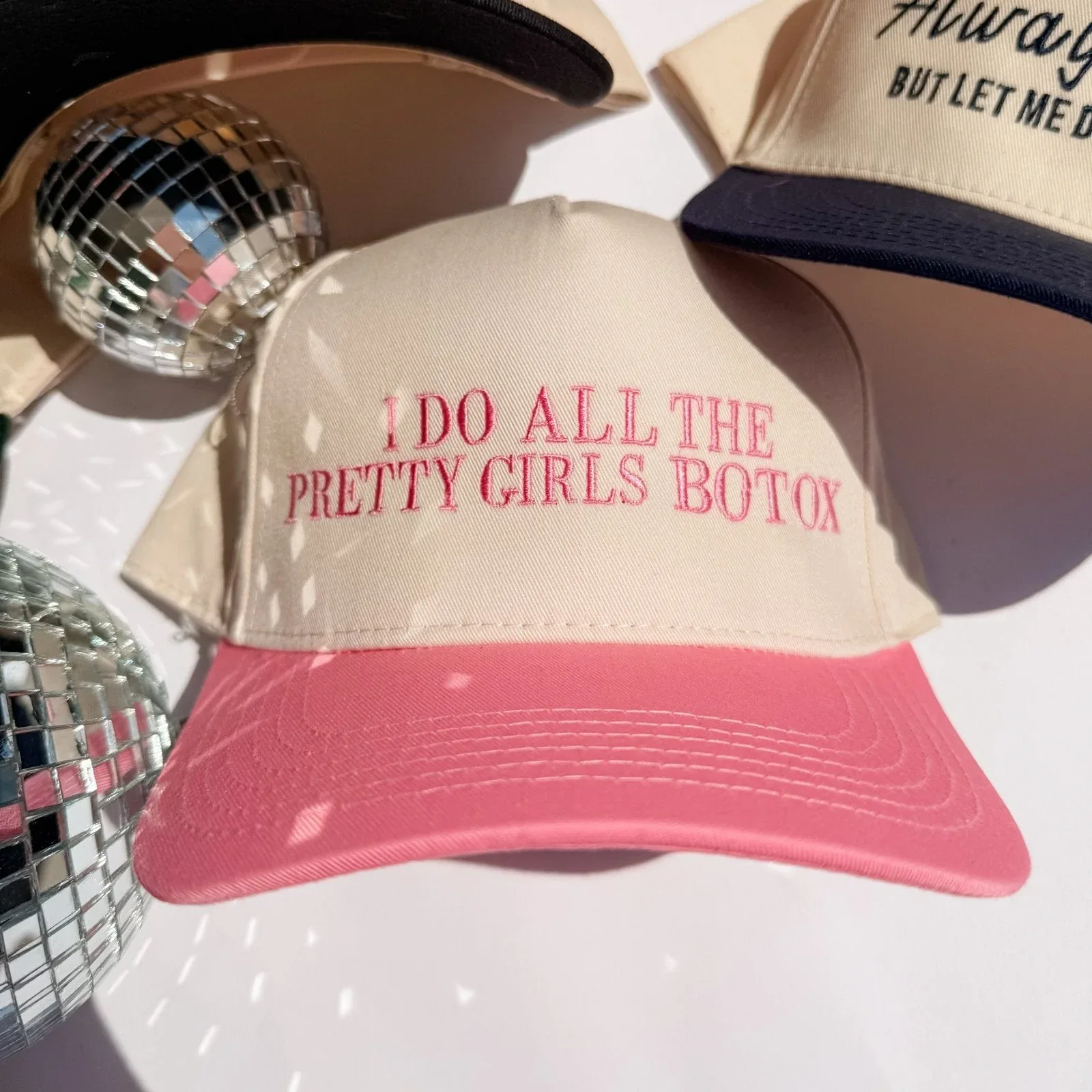 I Do All The Pretty Girls Botox- Trucker Hat - Image 2