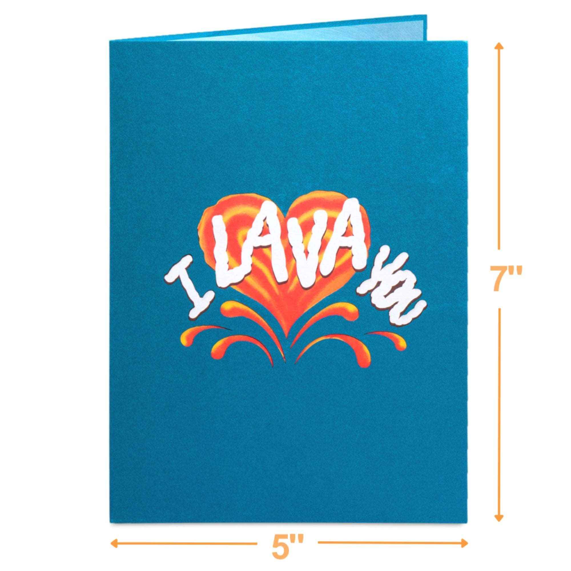 I Lava You Dad 3D Pop Up Card - Image 3