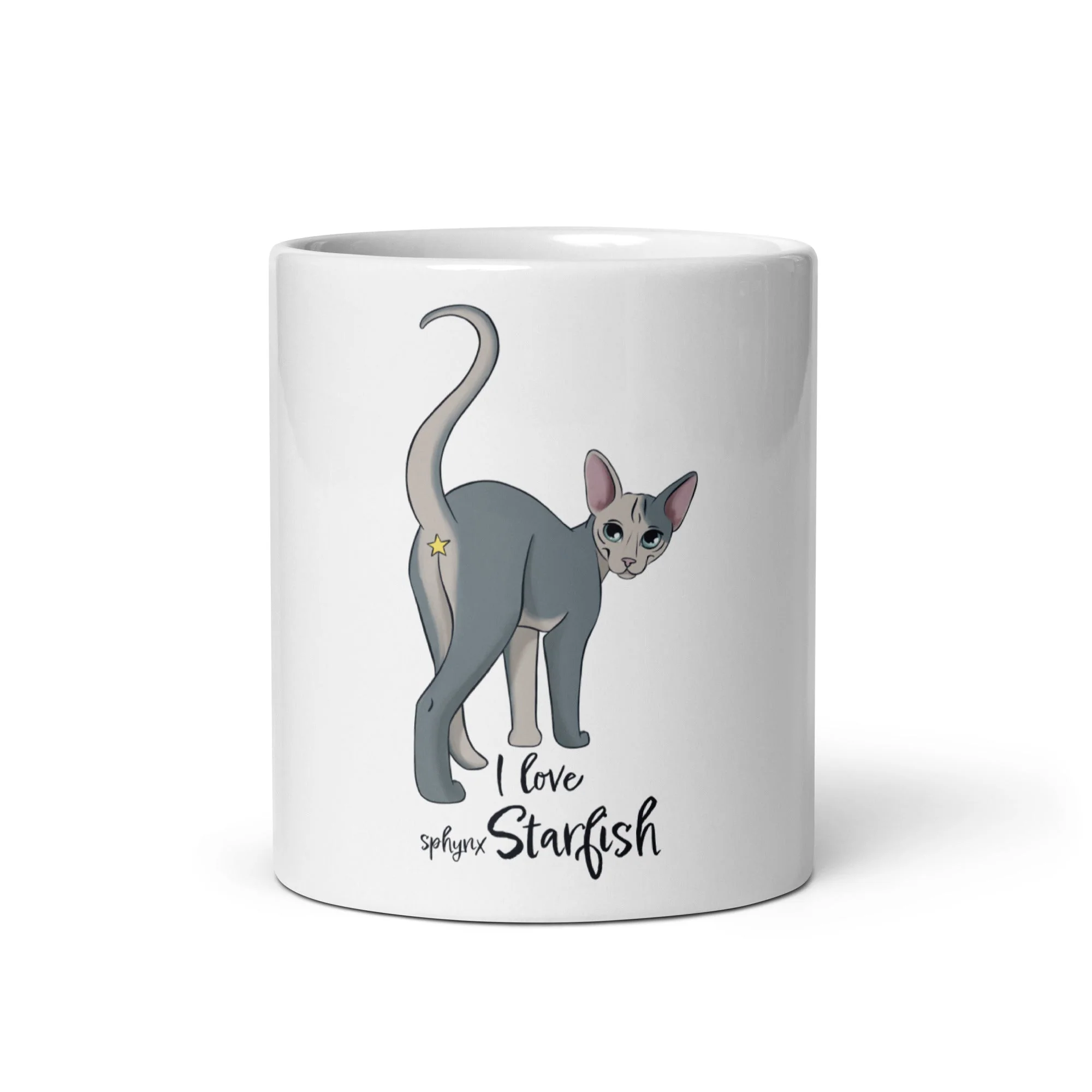 "I LOVE SPHYNX STARFISH" COFFEE MUG - Image 5