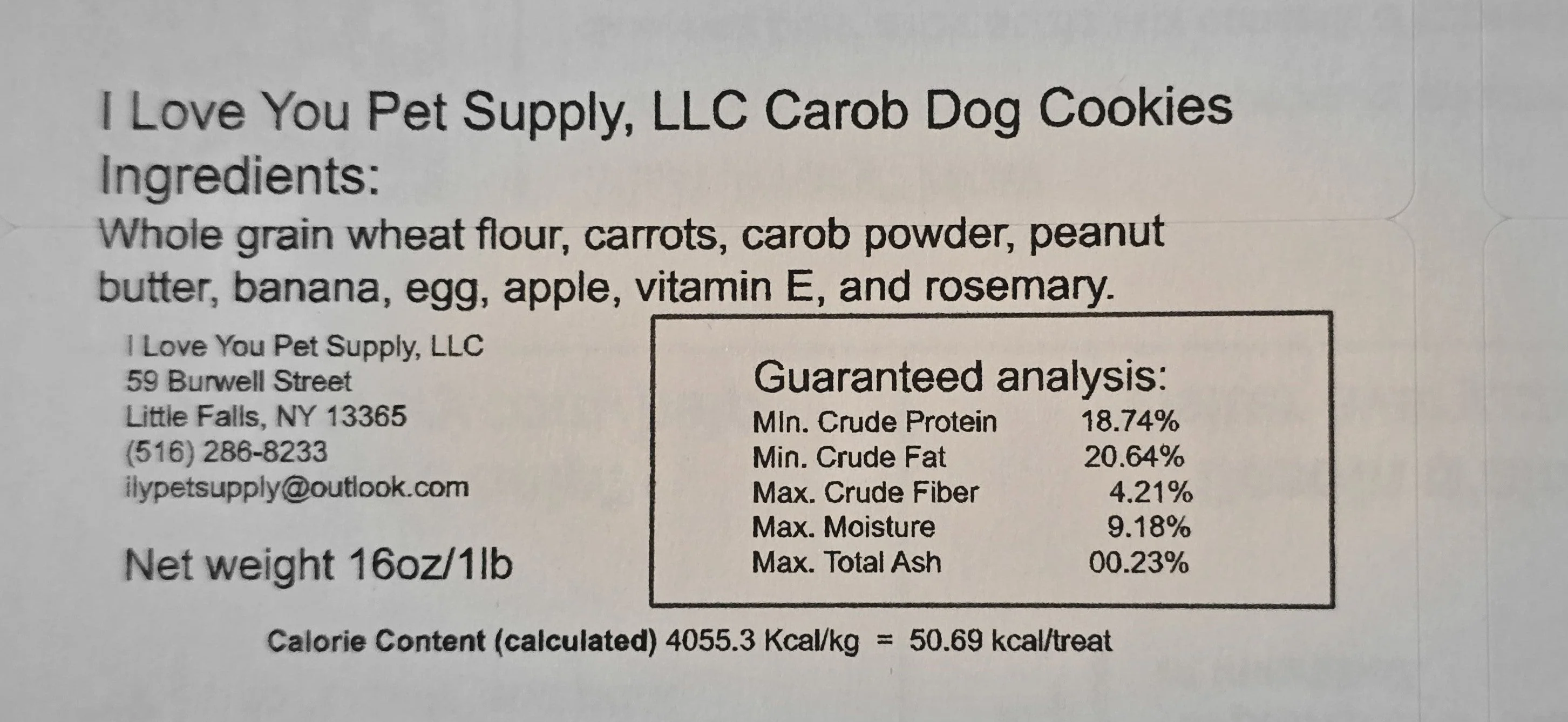 I Love You Pet Supply LLC Carob Dog Cookies - Image 5