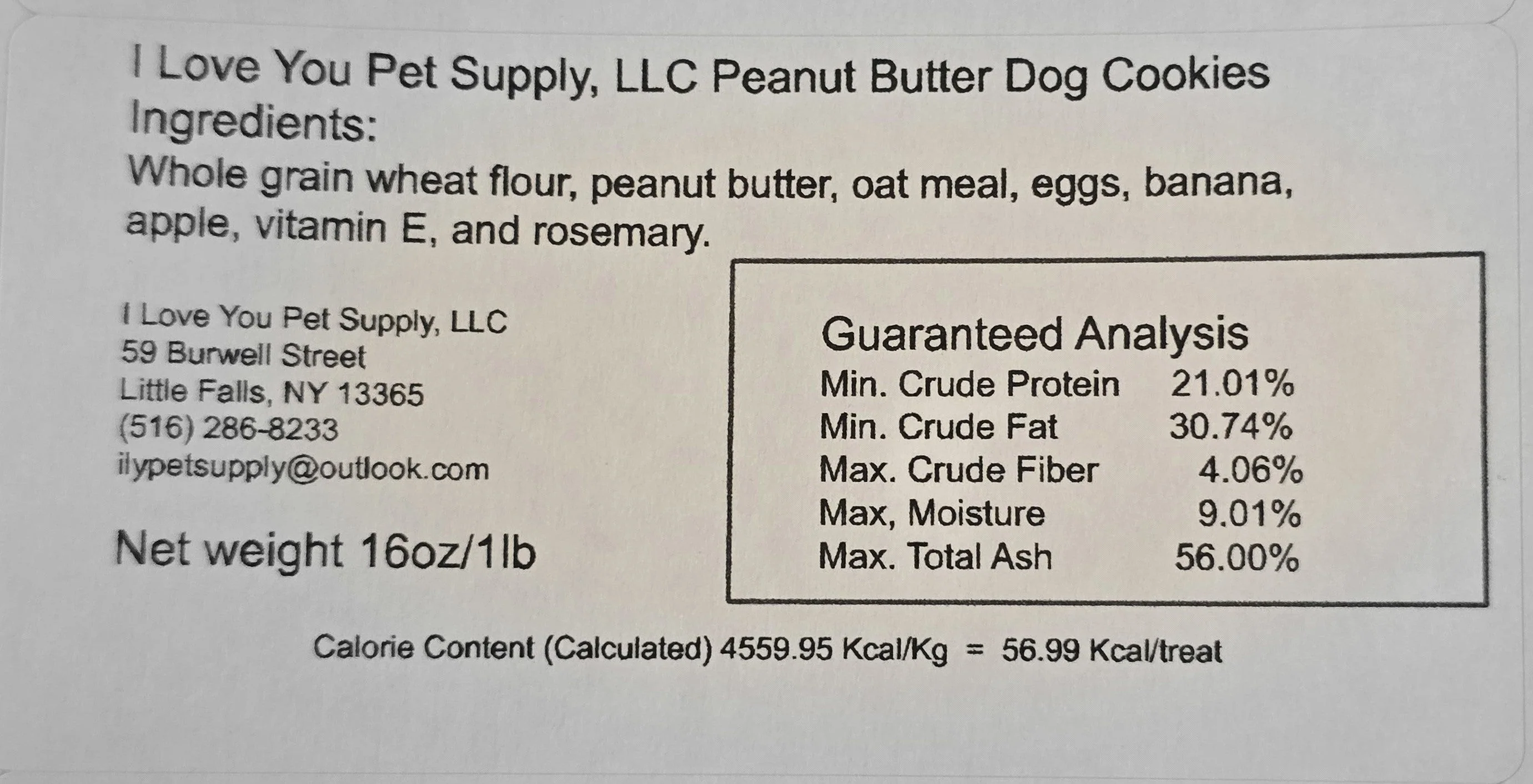 I Love You Pet Supply LLC Peanut Butter Dog Cookies - Image 5