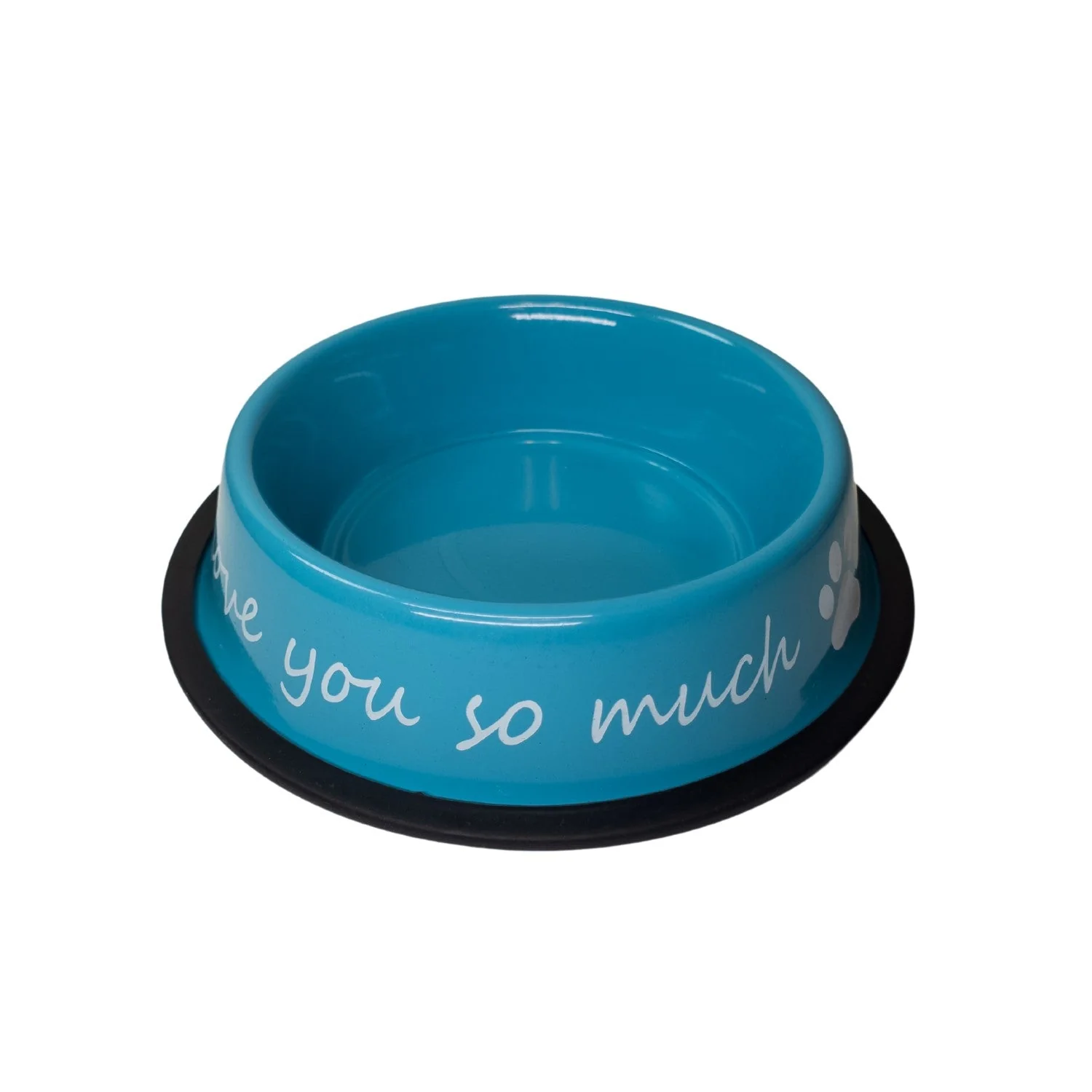 I LOVE YOU SO MUCH Modern Stainless Steel Dog Bowl – 24oz - Image 6