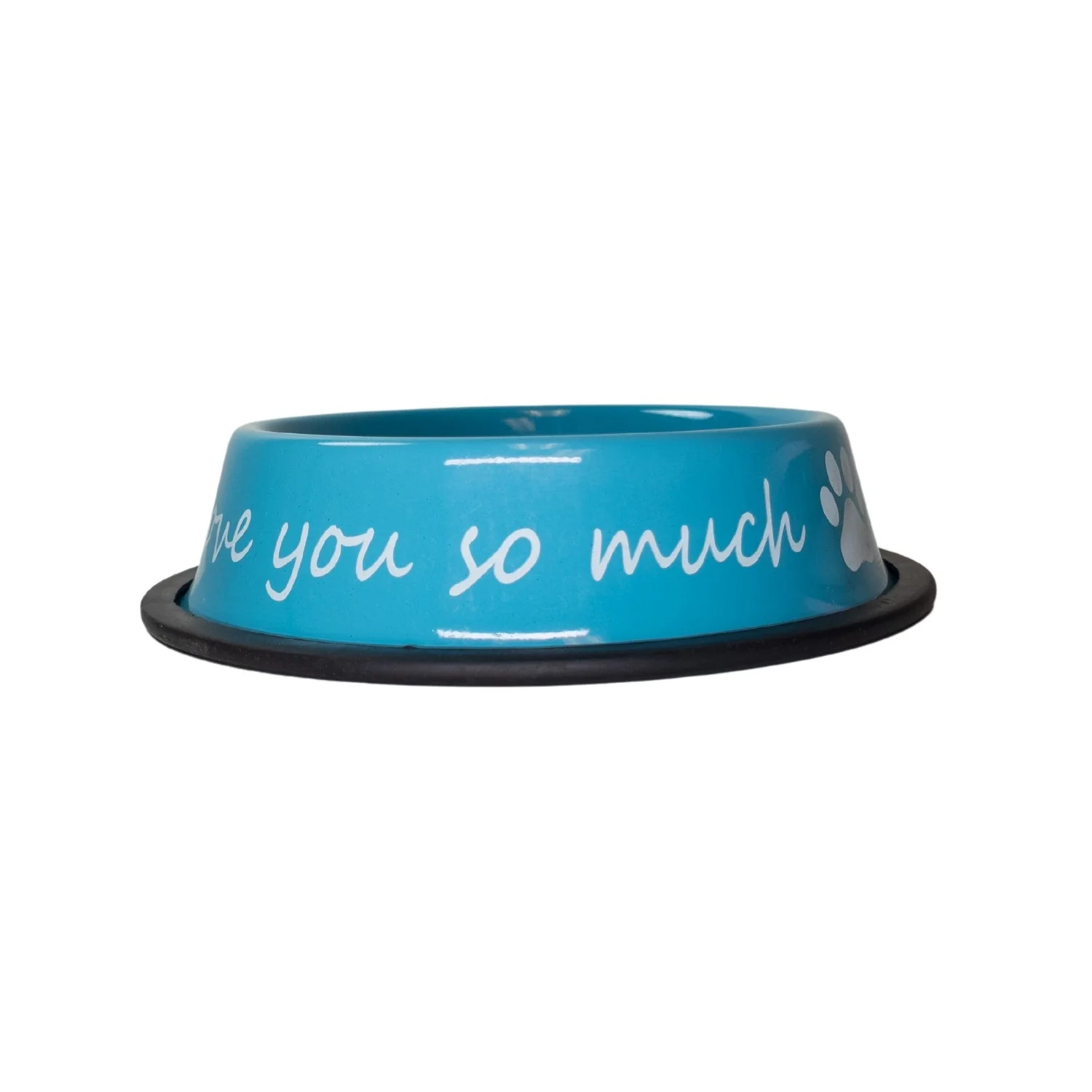 I LOVE YOU SO MUCH Modern Stainless Steel Dog Bowl – 24oz - Image 7