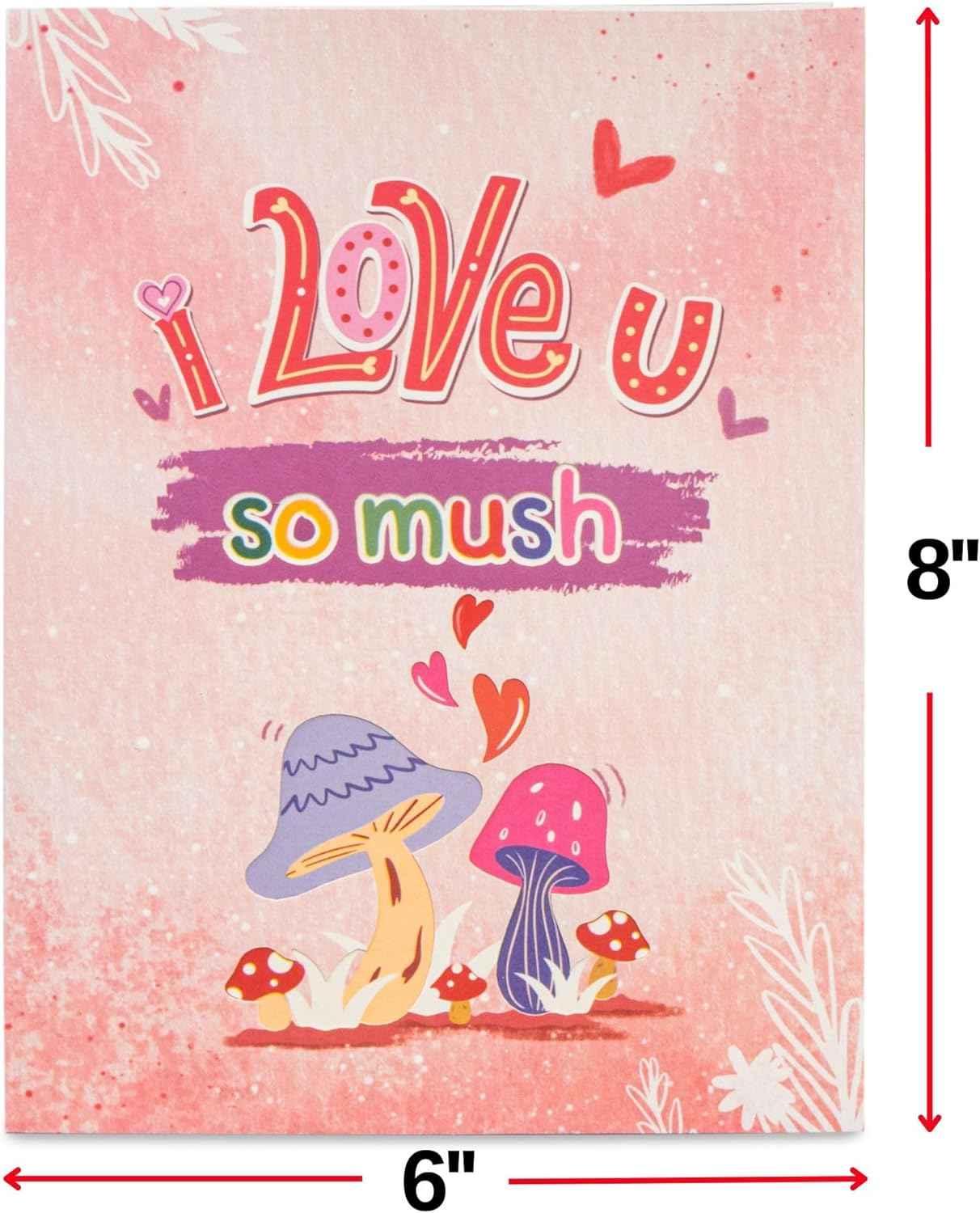 I Love You So Mush Frndly Pop Up Card - 8"x6" - Image 2