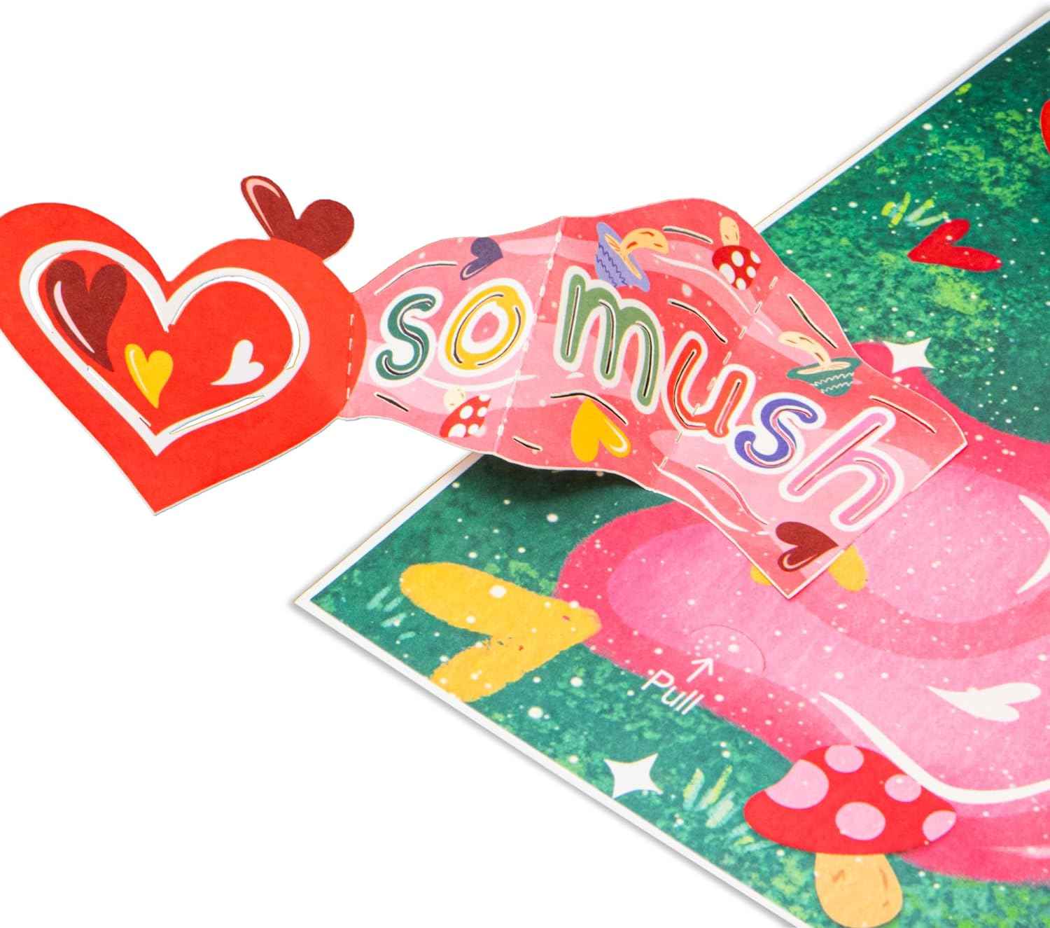 I Love You So Mush Frndly Pop Up Card - 8"x6" - Image 6