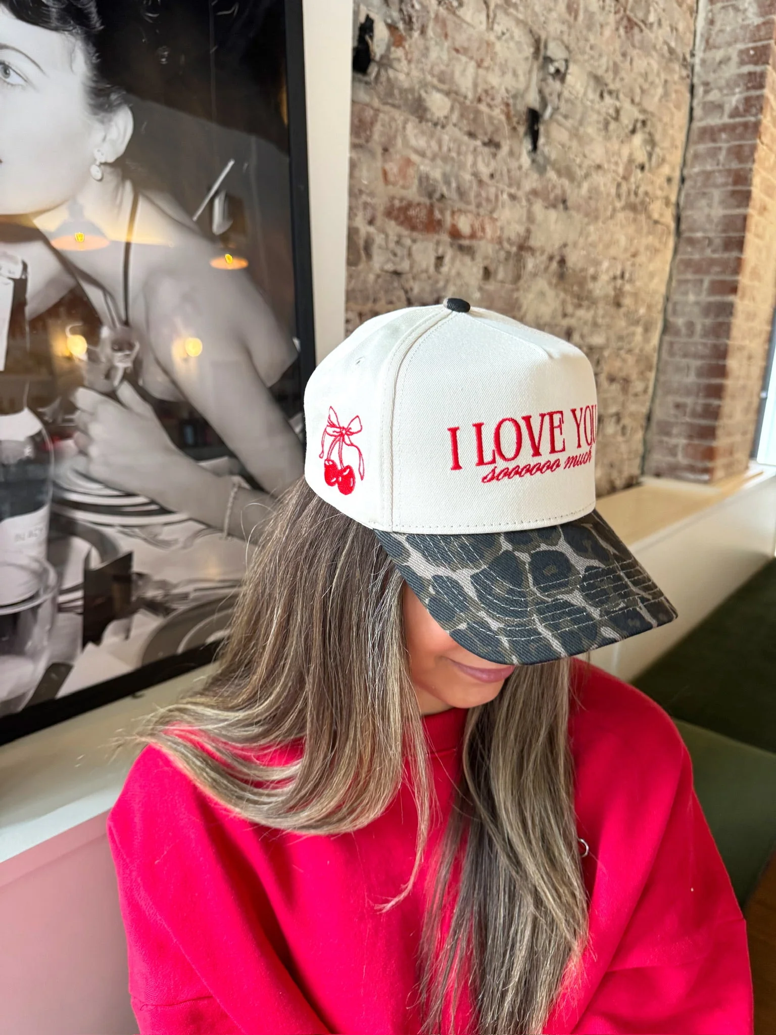 I Love You Sooooo Much - Leopard Vintage Hat - Image 10