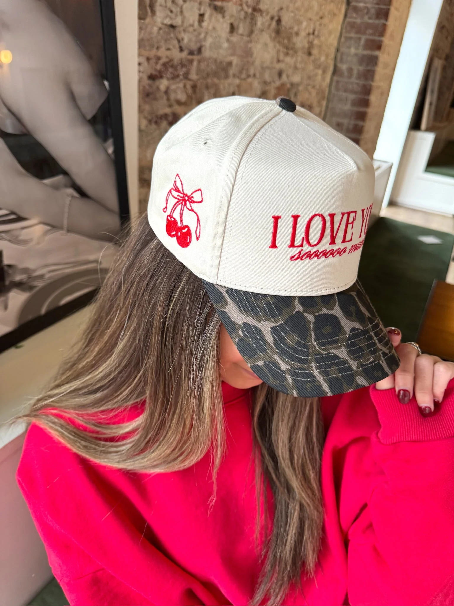 I Love You Sooooo Much - Leopard Vintage Hat - Image 11