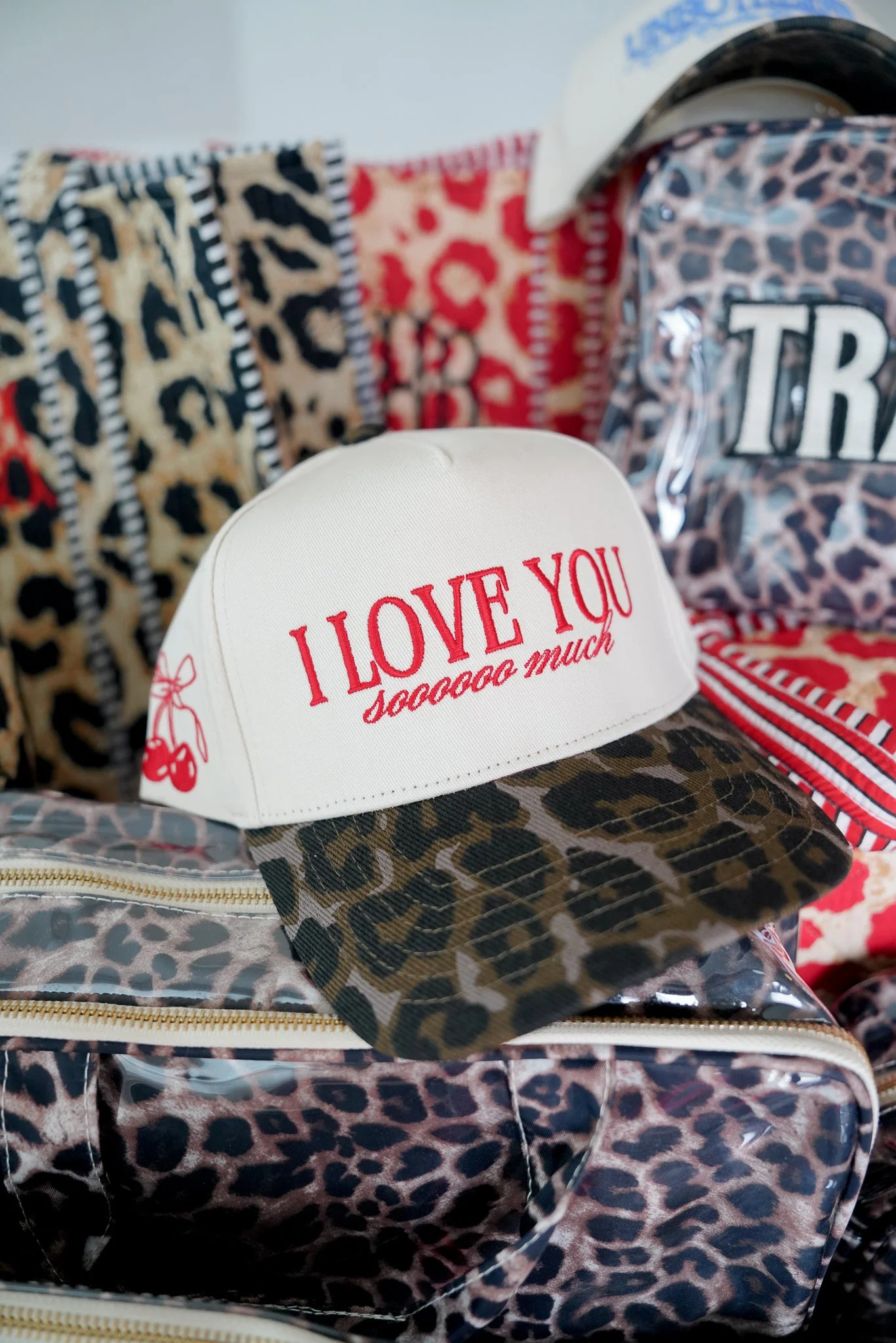 I Love You Sooooo Much - Leopard Vintage Hat - Image 3