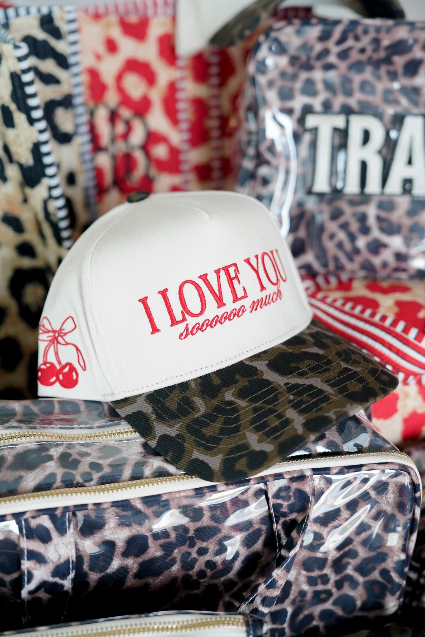 I Love You Sooooo Much - Leopard Vintage Hat - Image 9