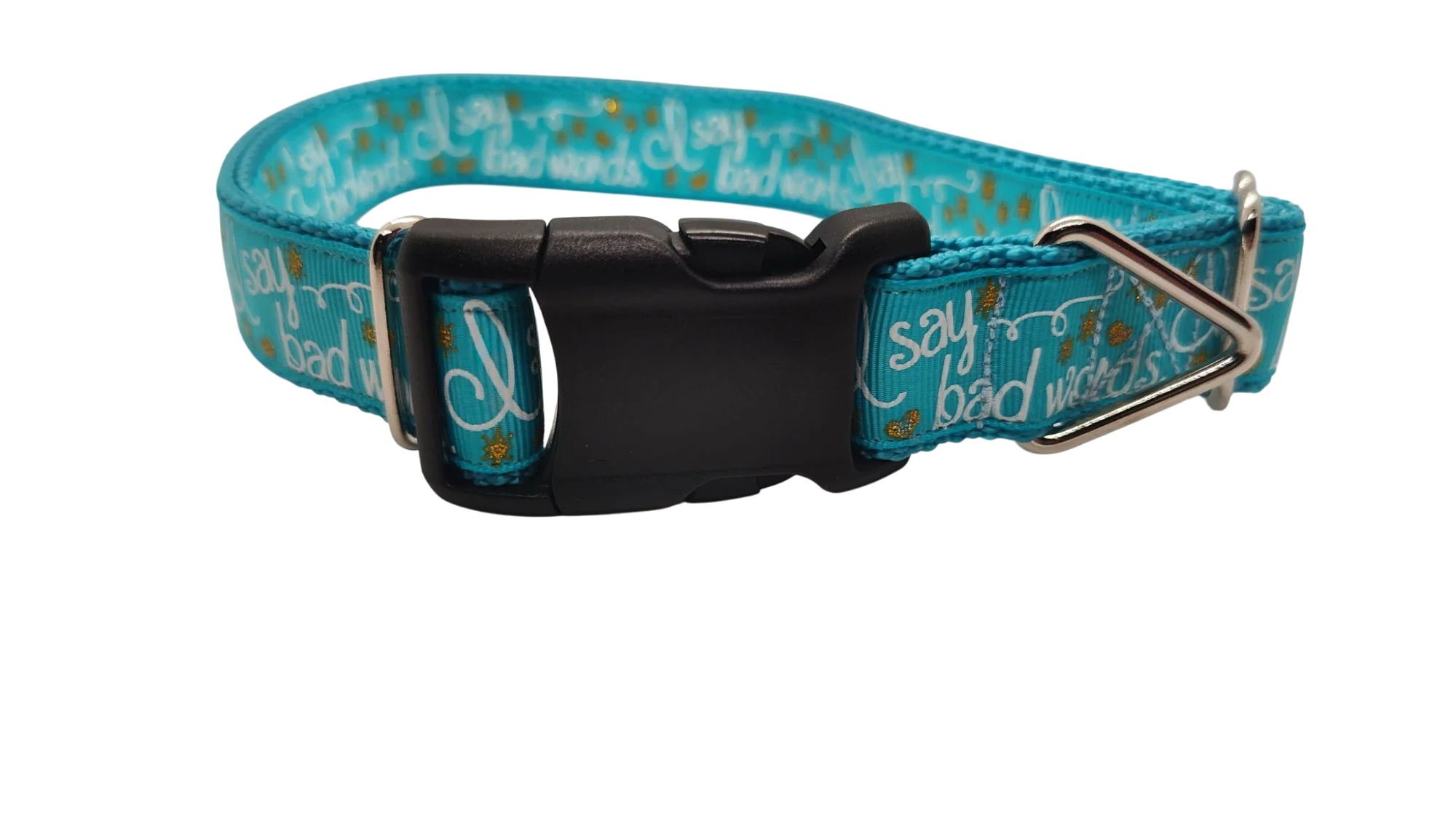 I Say Bad Words Nylon Dog Collar - Image 2