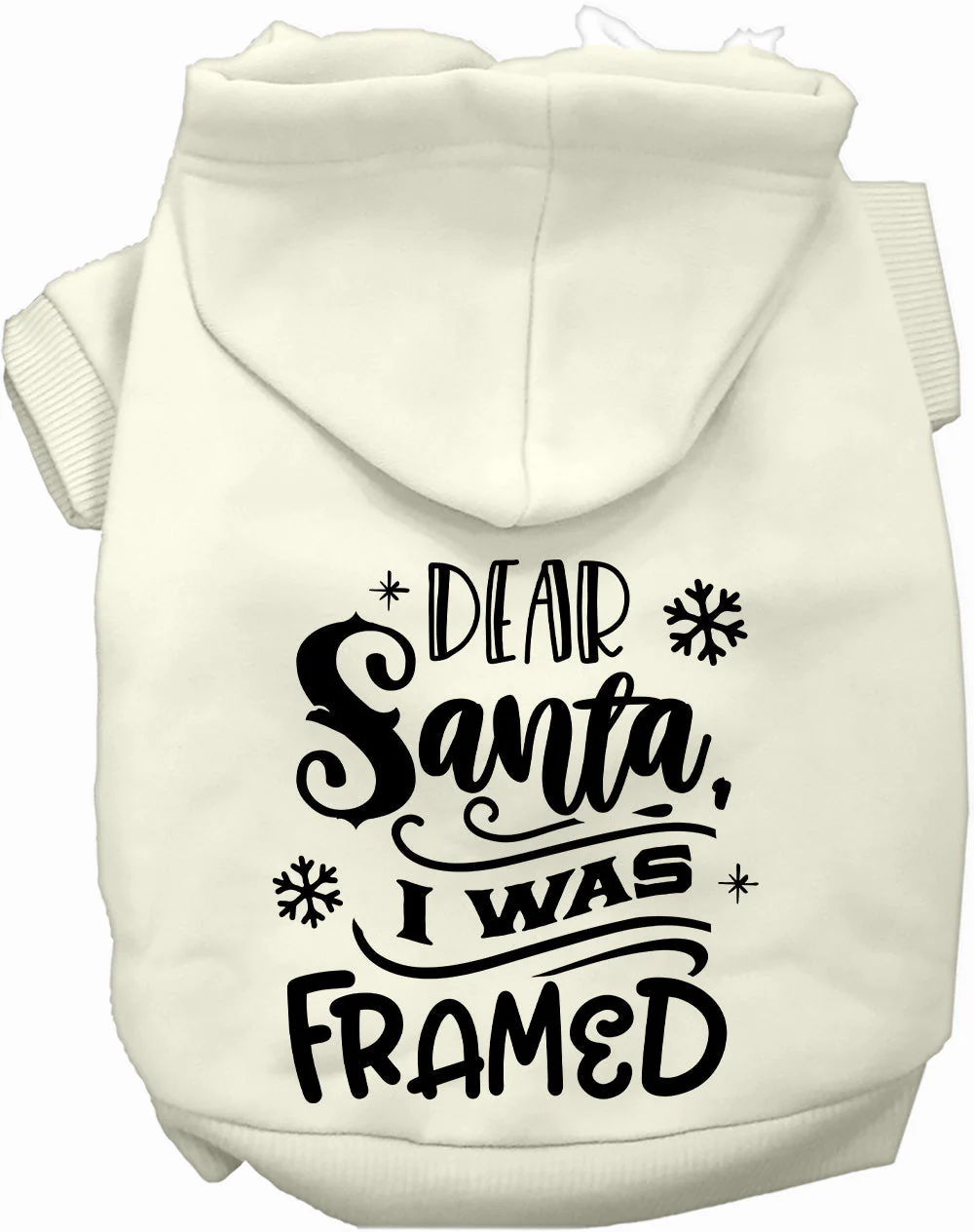I was Framed Christmas Pet Hoodie - Image 10