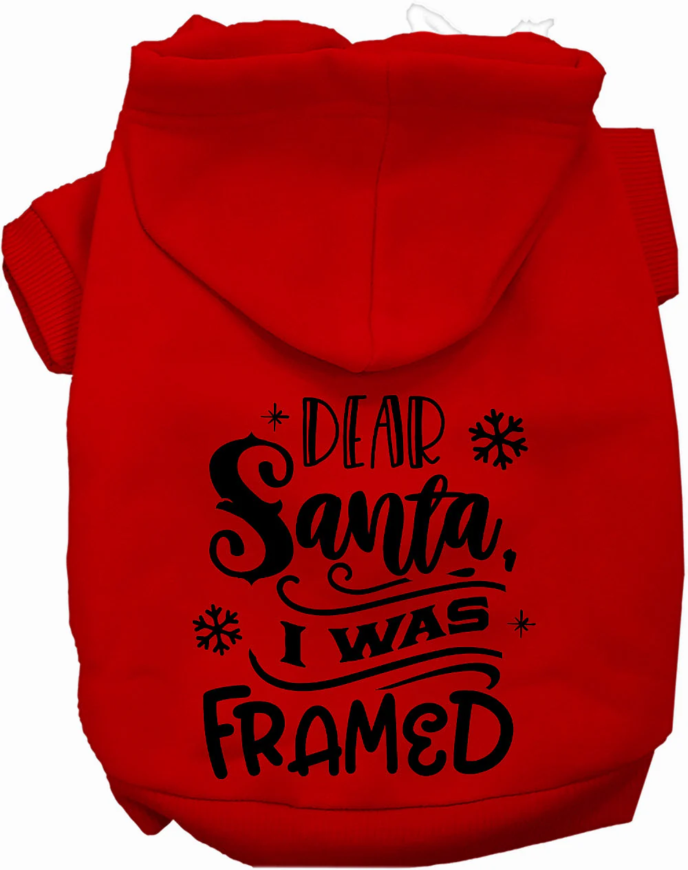 I was Framed Christmas Pet Hoodie - Image 3