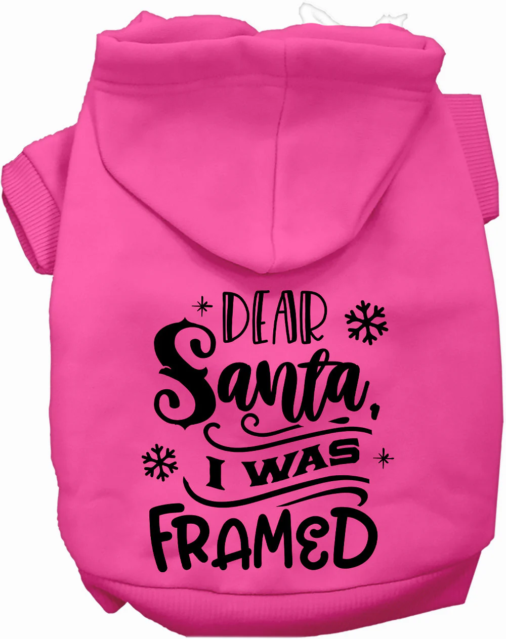 I was Framed Christmas Pet Hoodie - Image 4