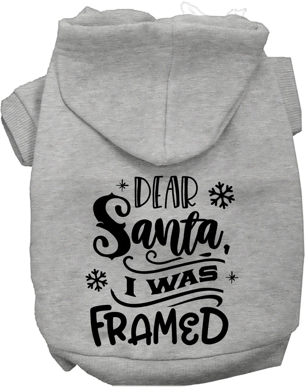 I was Framed Christmas Pet Hoodie - Image 5