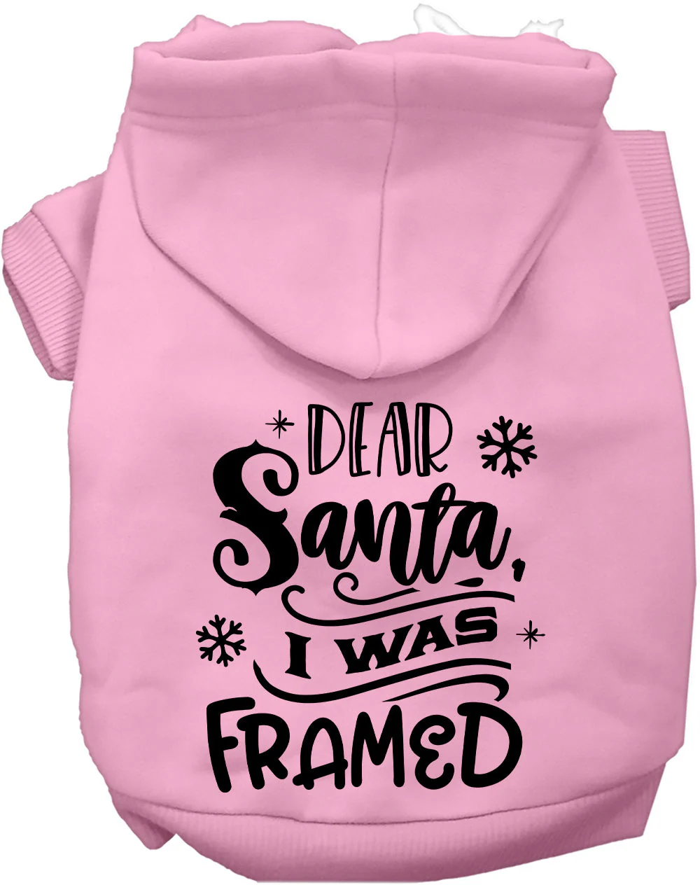 I was Framed Christmas Pet Hoodie - Image 7