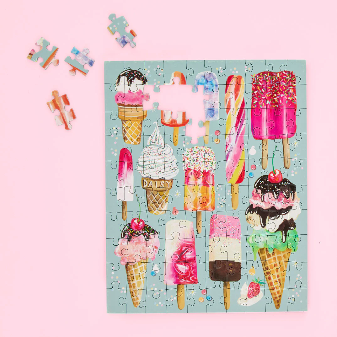 Ice Cream & Pops 100 Piece Puzzle Snax - Image 2
