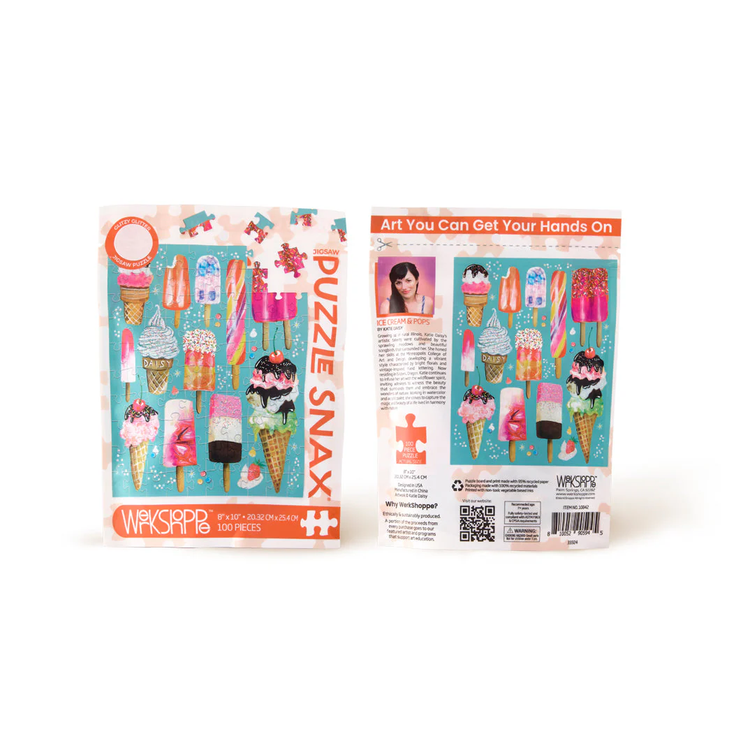 Ice Cream & Pops 100 Piece Puzzle Snax - Image 4