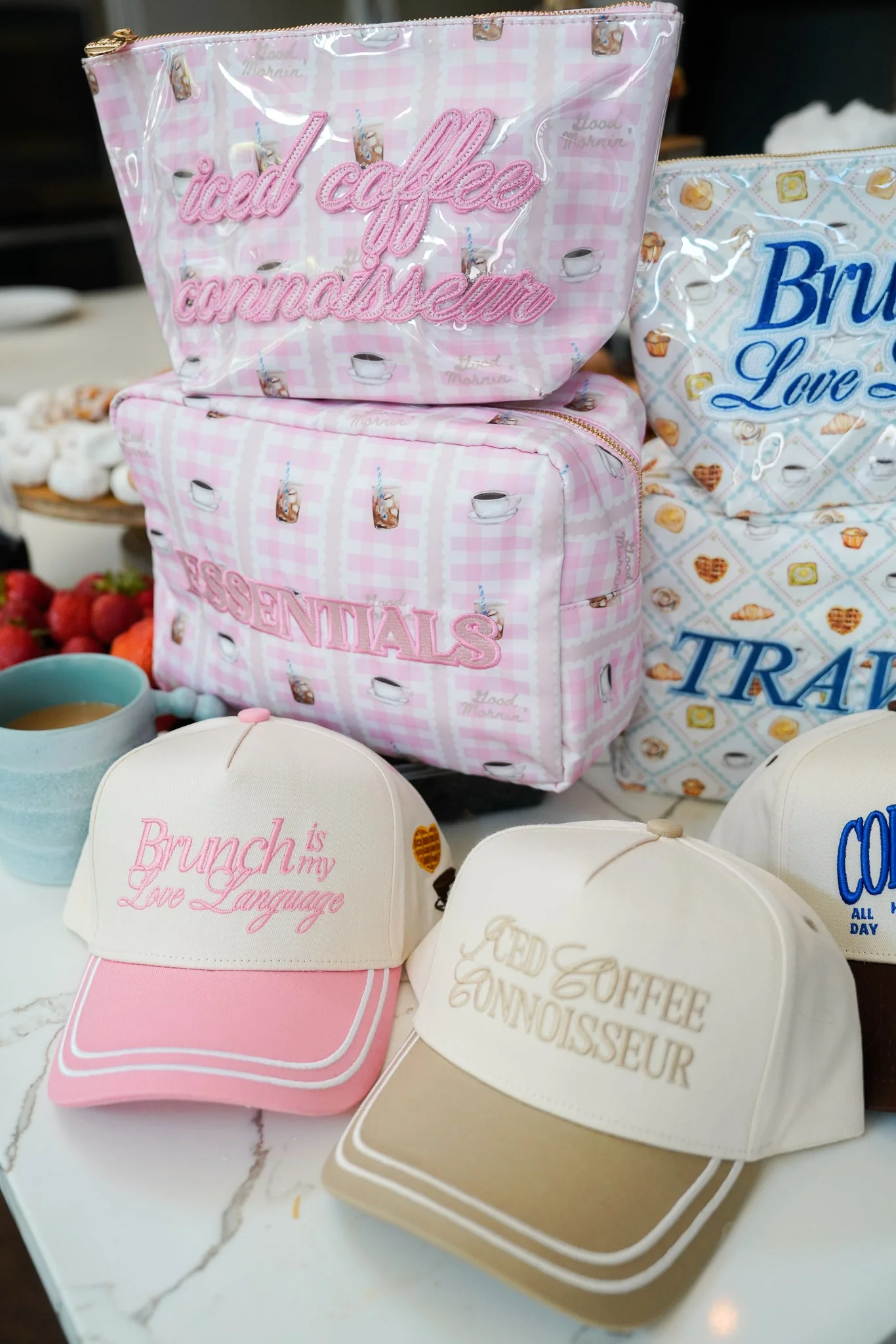 Iced Coffee Connoisseur - Tan Vintage Trucker Hat - Image 5