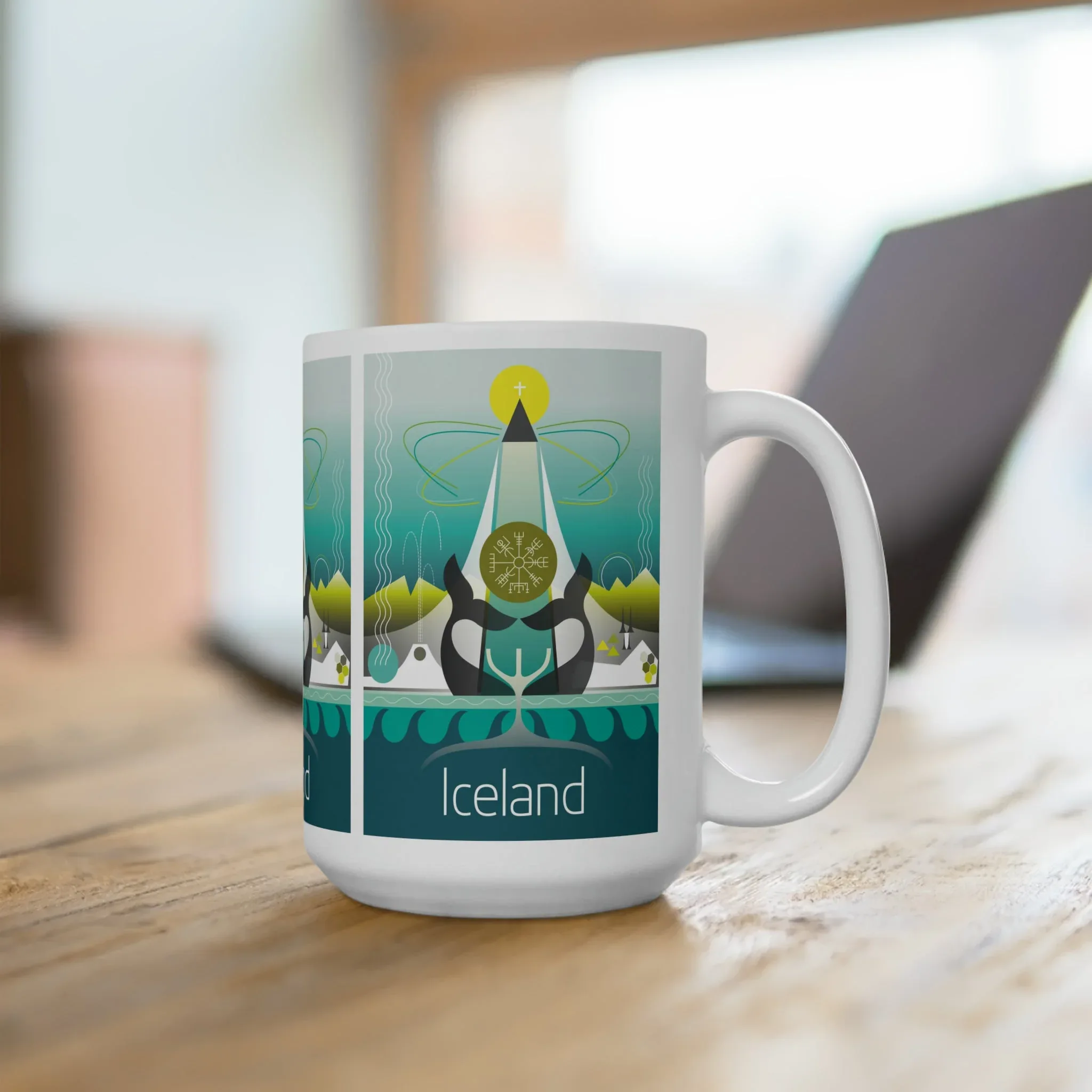 Iceland Ceramic Mug 11oz or 15oz - Image 4