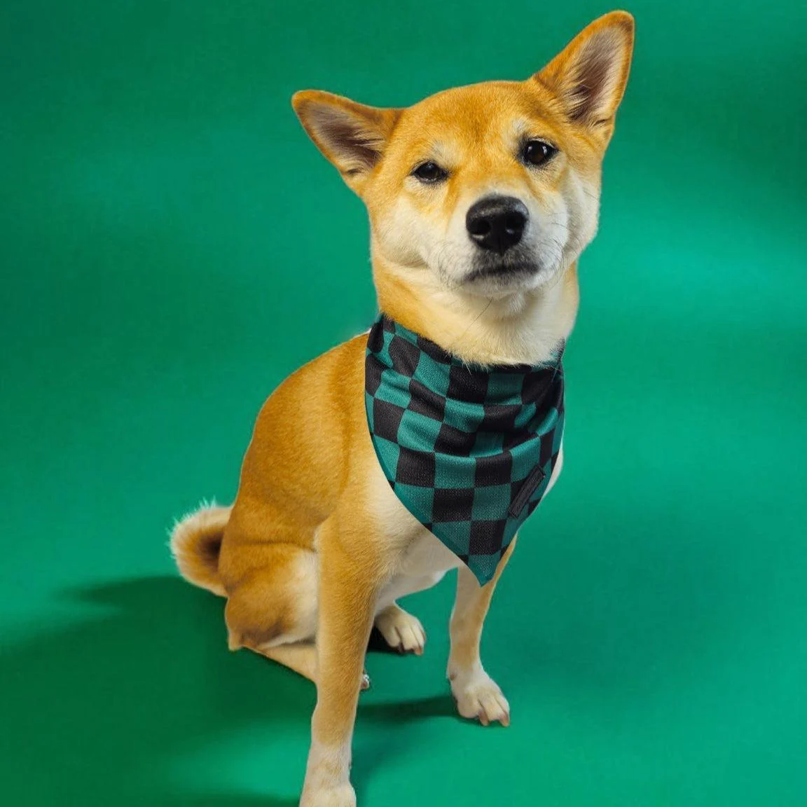 Ichimatsu Checker Cooling Bandana - Image 4