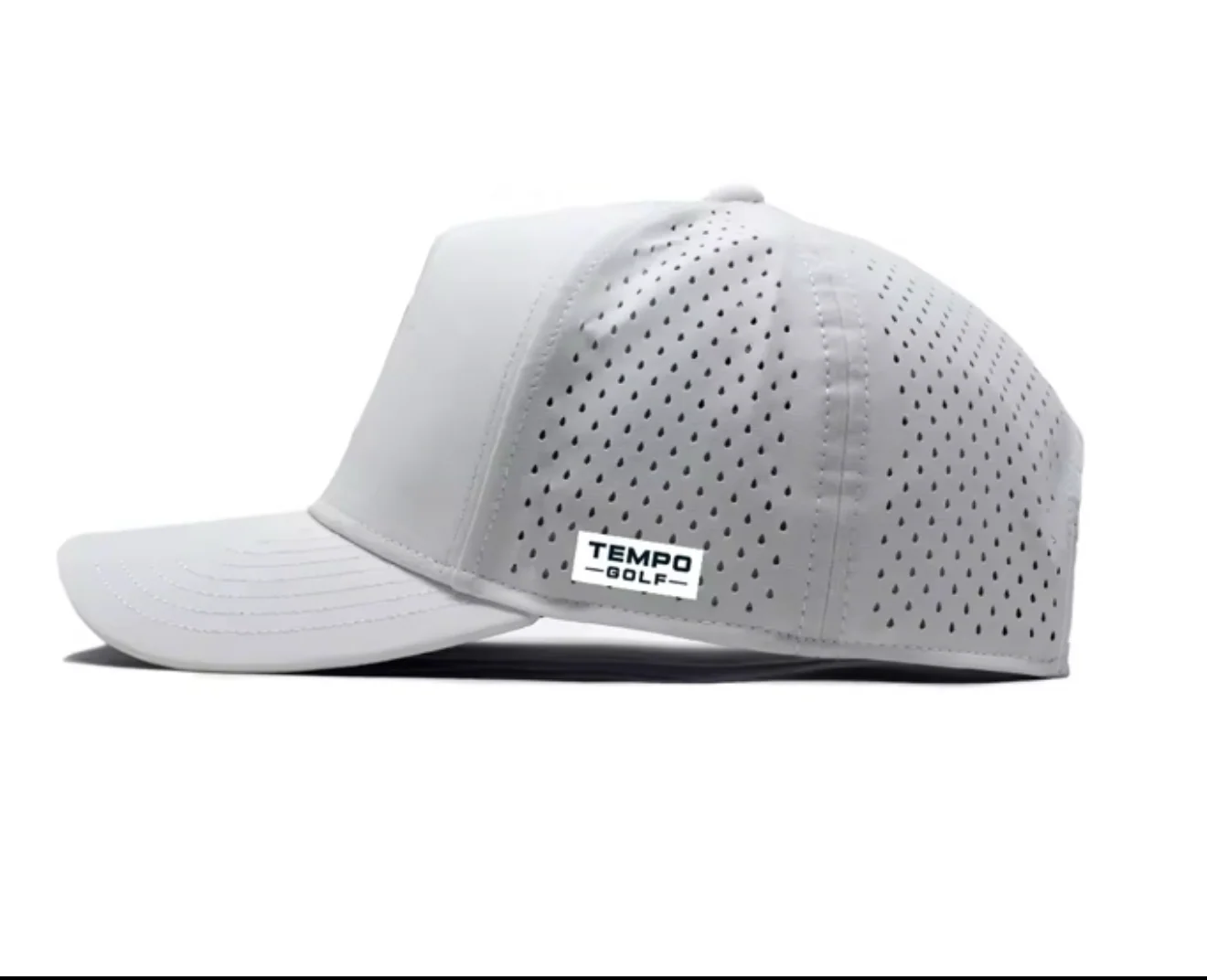 Iconic T 5 Panel Snapback Hat - White - Image 5