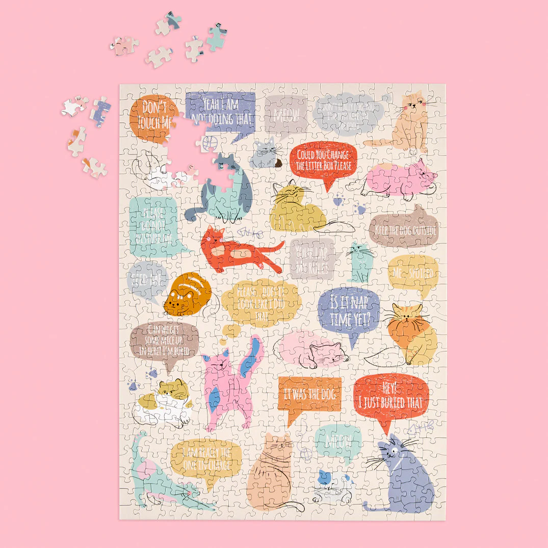 If Cats Could Talk 500 Piece Puzzle - Image 2