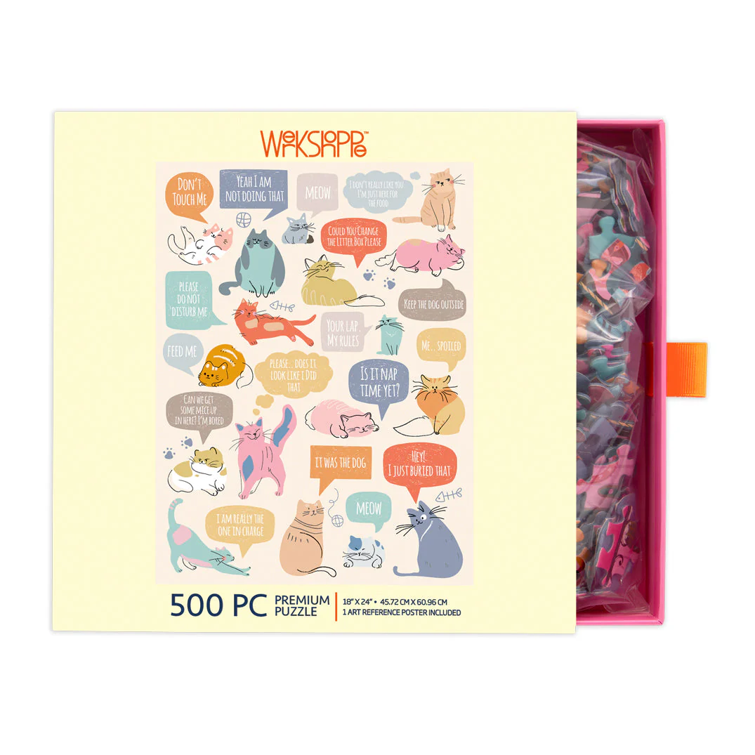 If Cats Could Talk 500 Piece Puzzle - Image 4