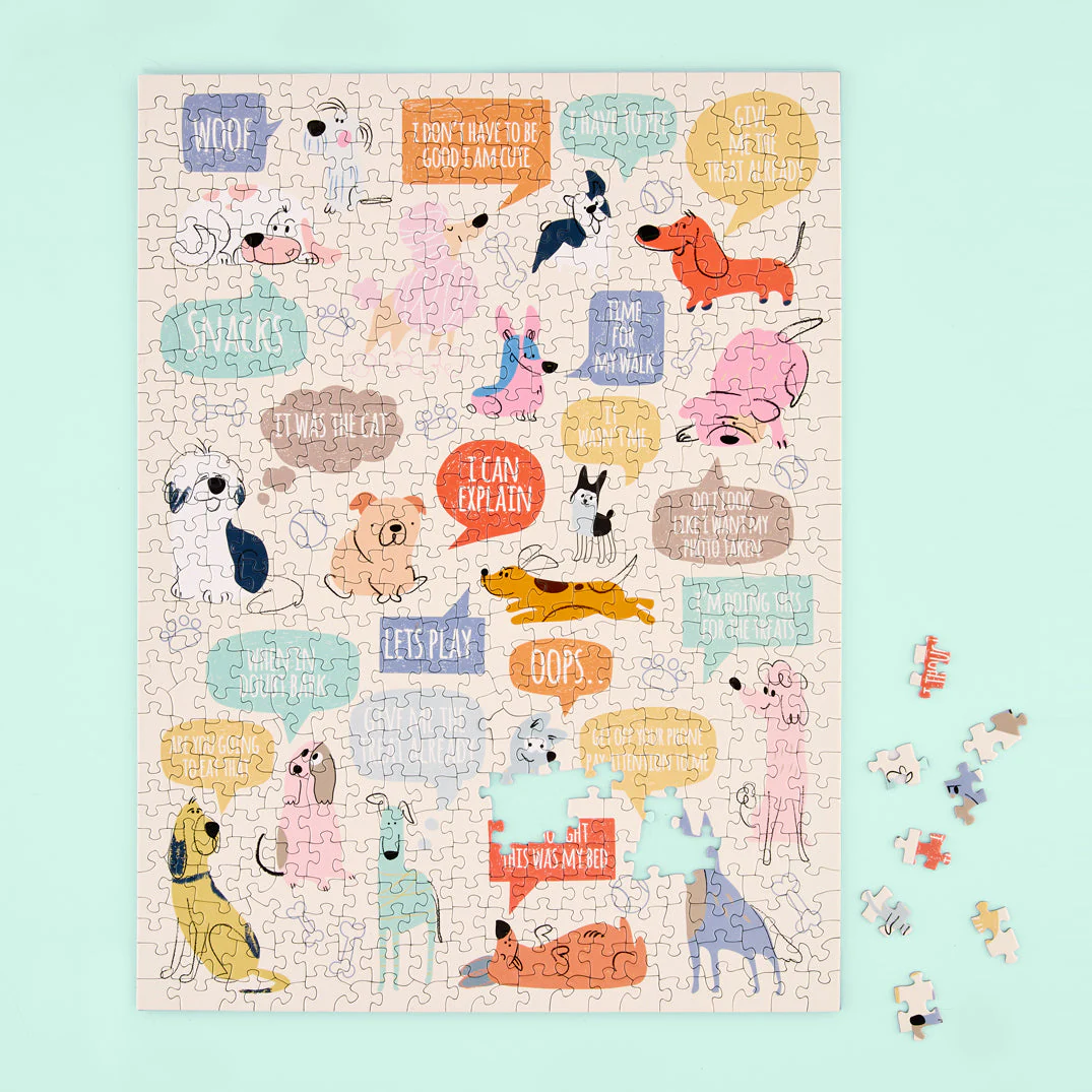 If Dogs Could Talk 500 Piece Puzzle - Image 2