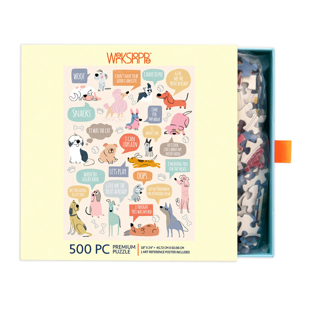 If Dogs Could Talk 500 Piece Puzzle - Image 4