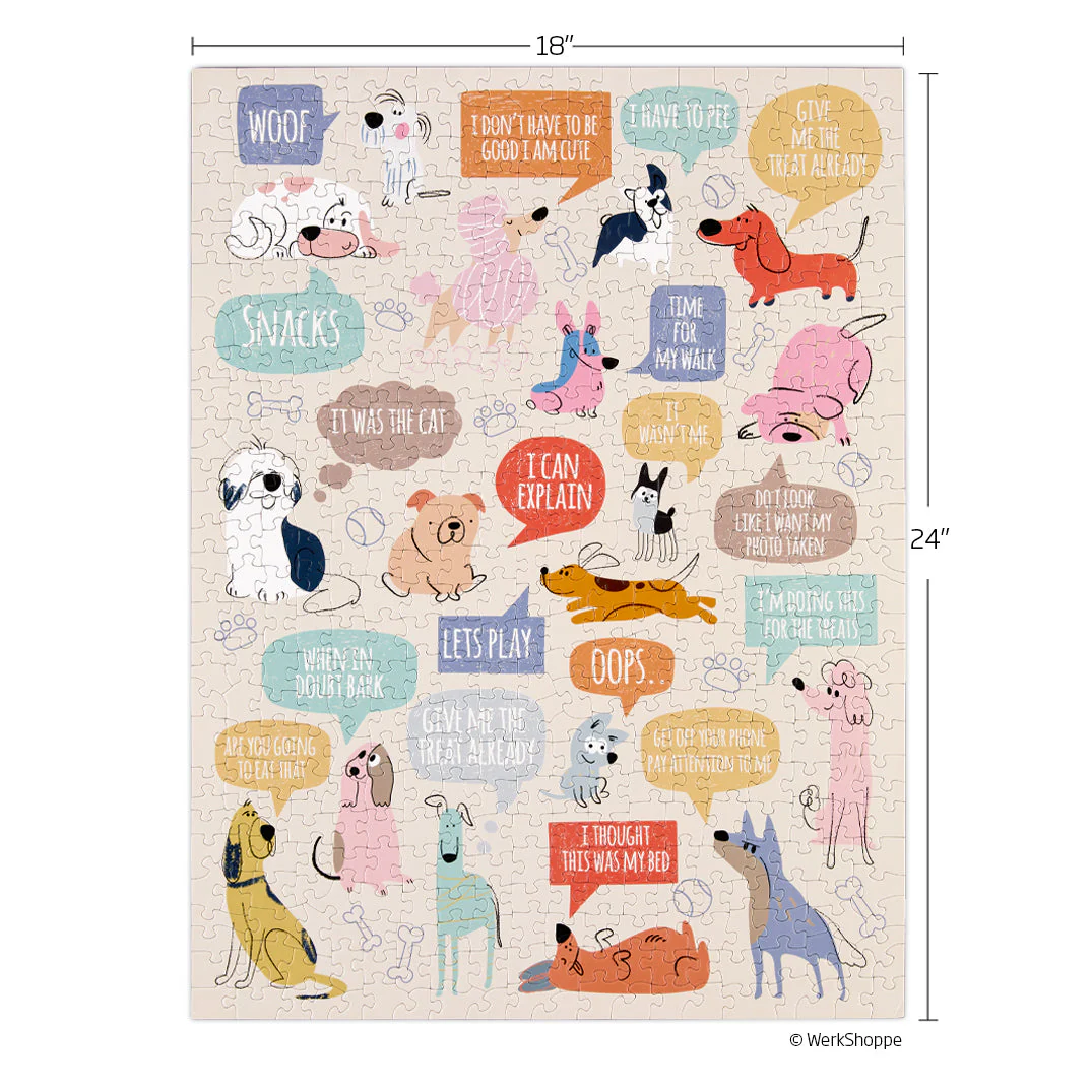 If Dogs Could Talk 500 Piece Puzzle - Image 5