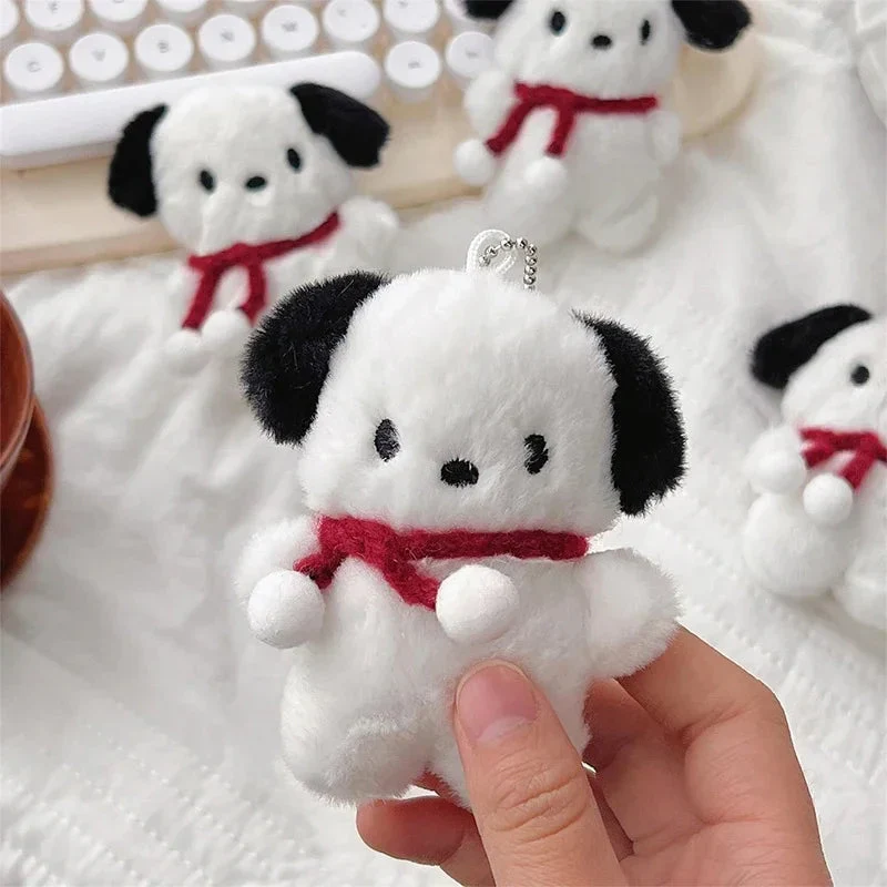IFYOUOO Cute Cartoon Plush Dog Doll Keychain For Girls Gifts Keyring Creative Car Bag Hanging Accessories - Image 2
