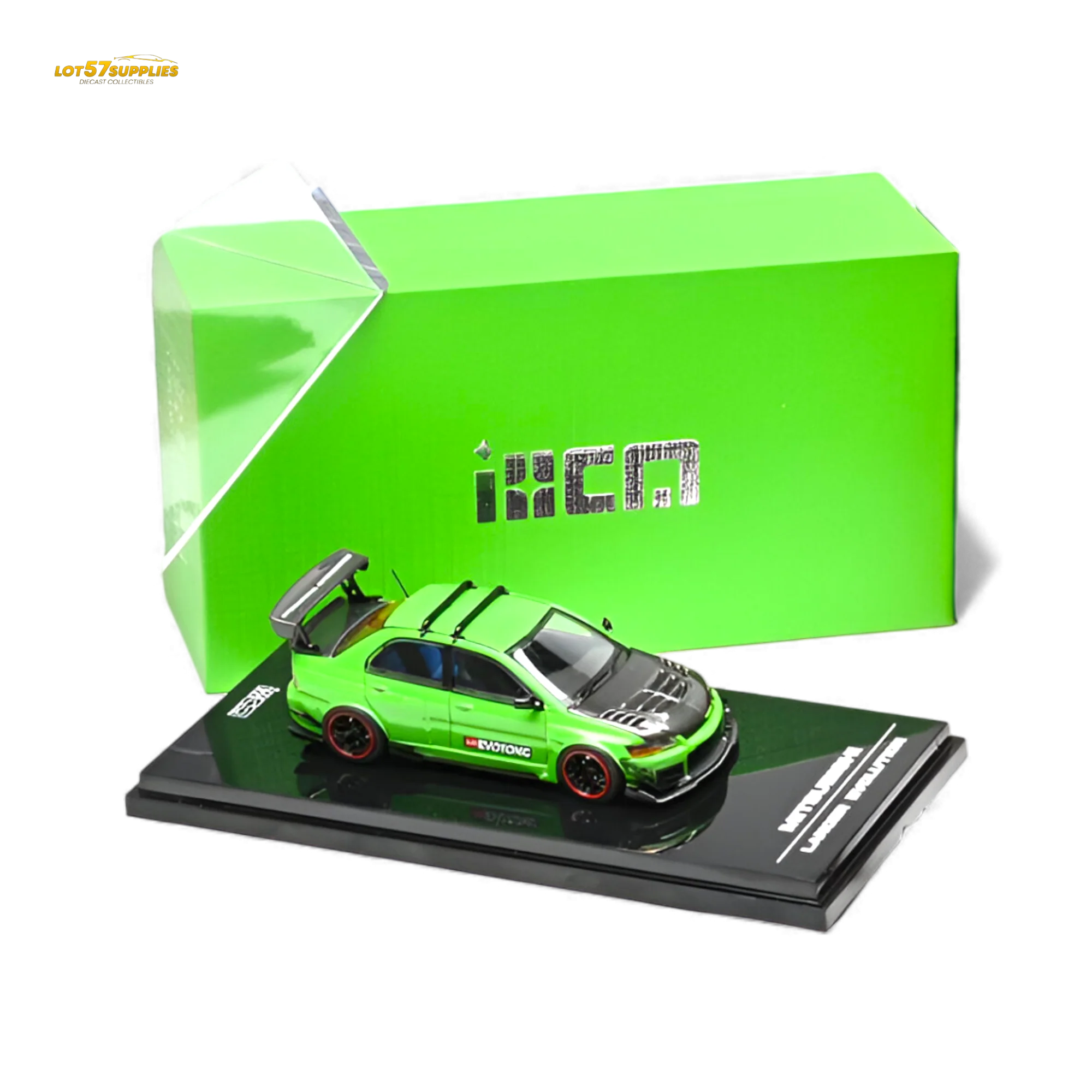 IHCM Mitsubishi Lancer Evo IX Parrot Green 1:64 - Image 3