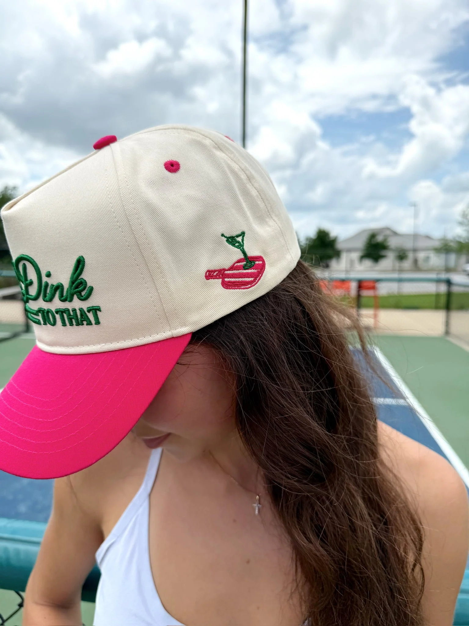 I'll Dink to That - Hot Pink Vintage Trucker Hat - Image 3