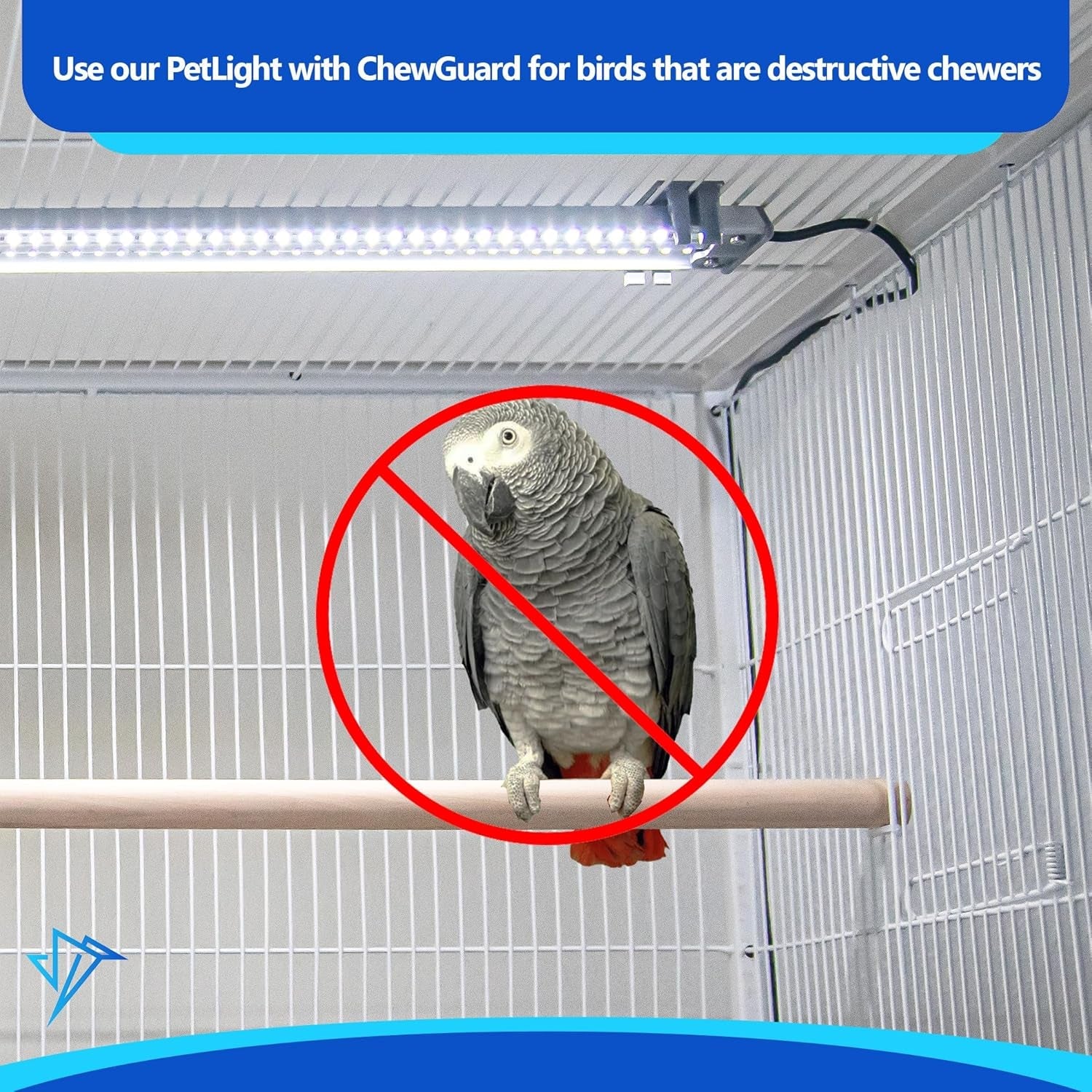 Illuminate Your Bird's World with the Happybird Full Spectrum LED Light - Safe, Easy-to-Install, and Perfect for Soft Bill Birds - Image 5