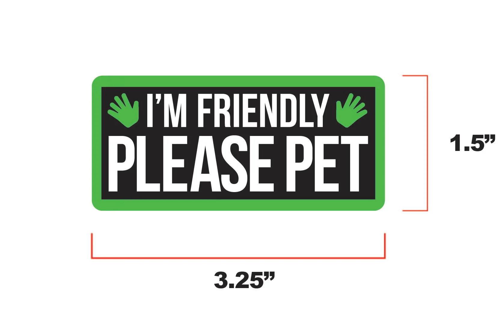 I'm Friendly Please Pet Morale Patch - Image 2