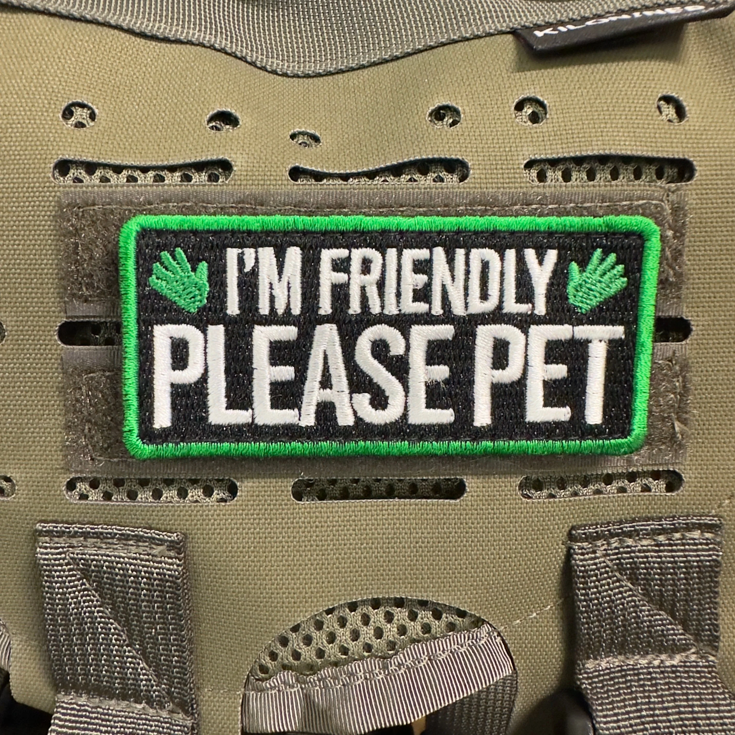 I'm Friendly Please Pet Morale Patch - Image 3