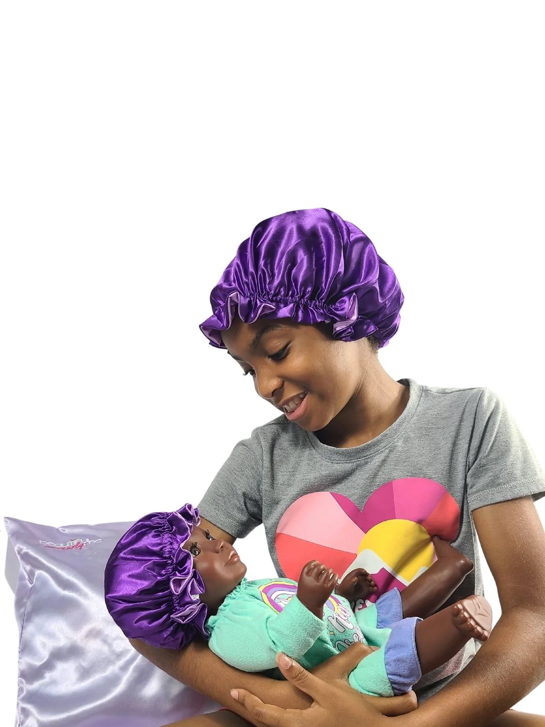 Imara Ballerina | Mini & Me (Matching Girl & Doll Bonnets) - Image 2