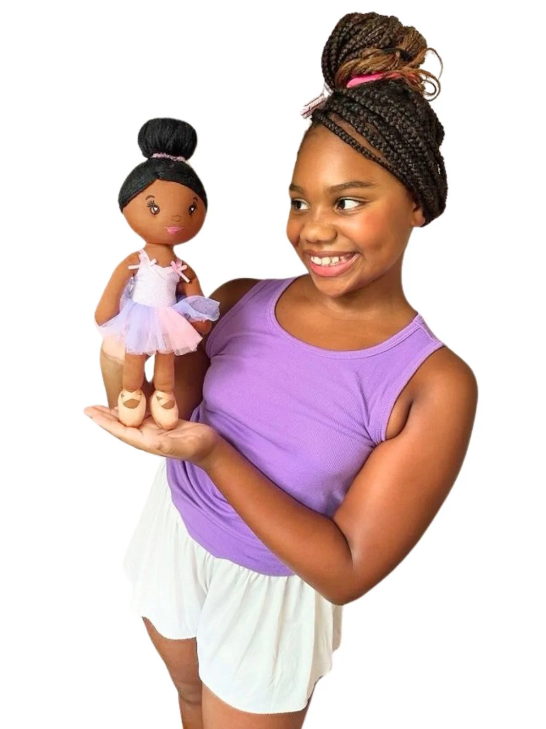 Imara Ballerina | Mini & Me (Matching Girl & Doll Bonnets) - Image 3