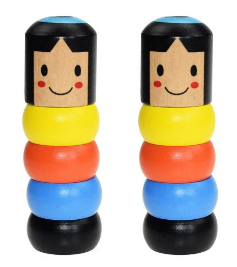 Immortal Daruma Unbreakable Wooden Man Magic Toy Magic Tricks Close Up Stage Magic Props Comedy Mentalism Toy Accessory - Image 7