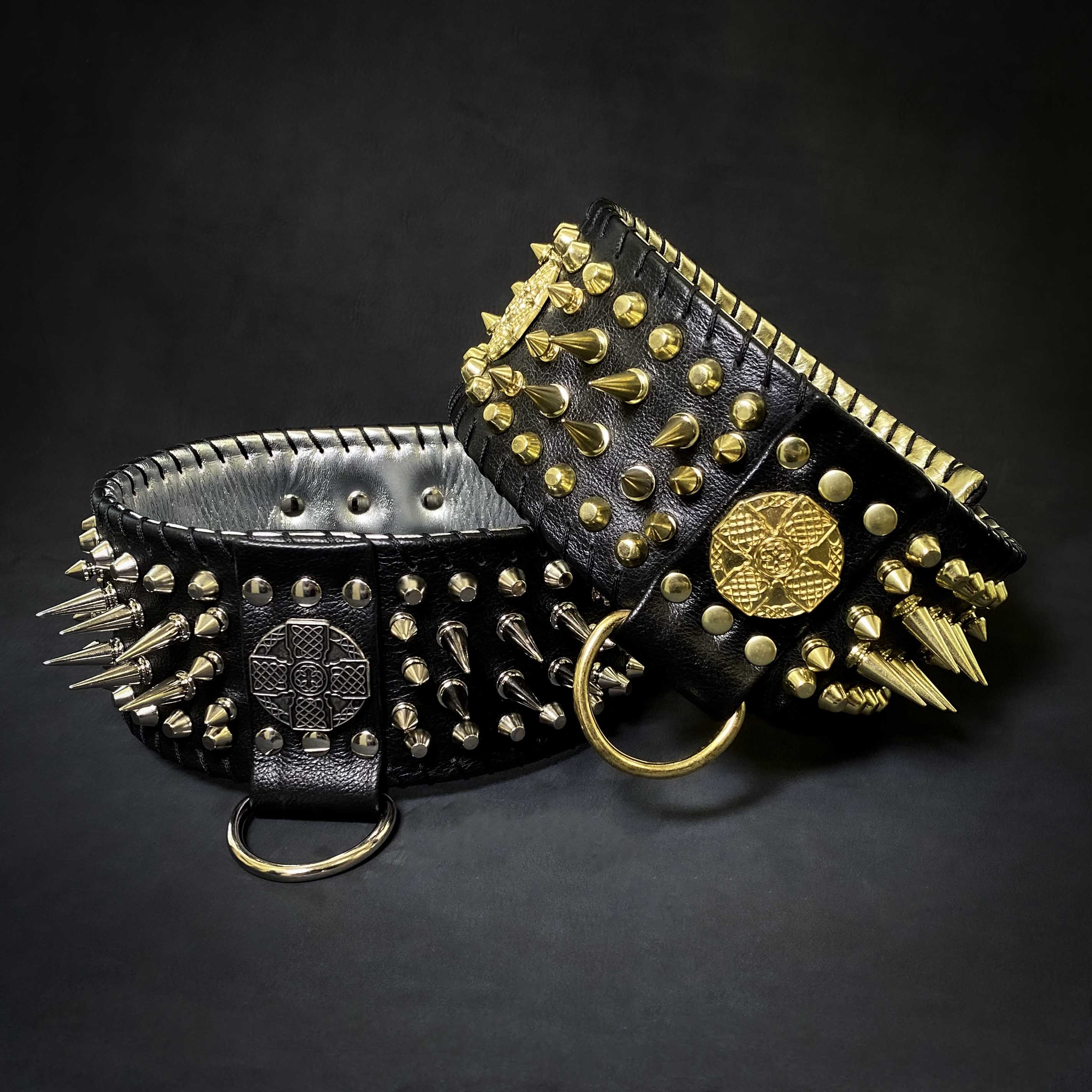 ''Imperium'' hand stitched 8 cm wide show collar - Image 2