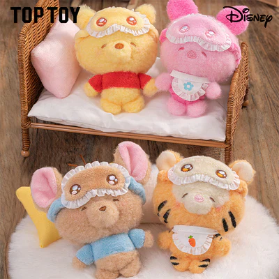 [In Stock] MINISO Disney Squinting Sleepwear Series Plush Keychains Gift Blind Box - Image 9