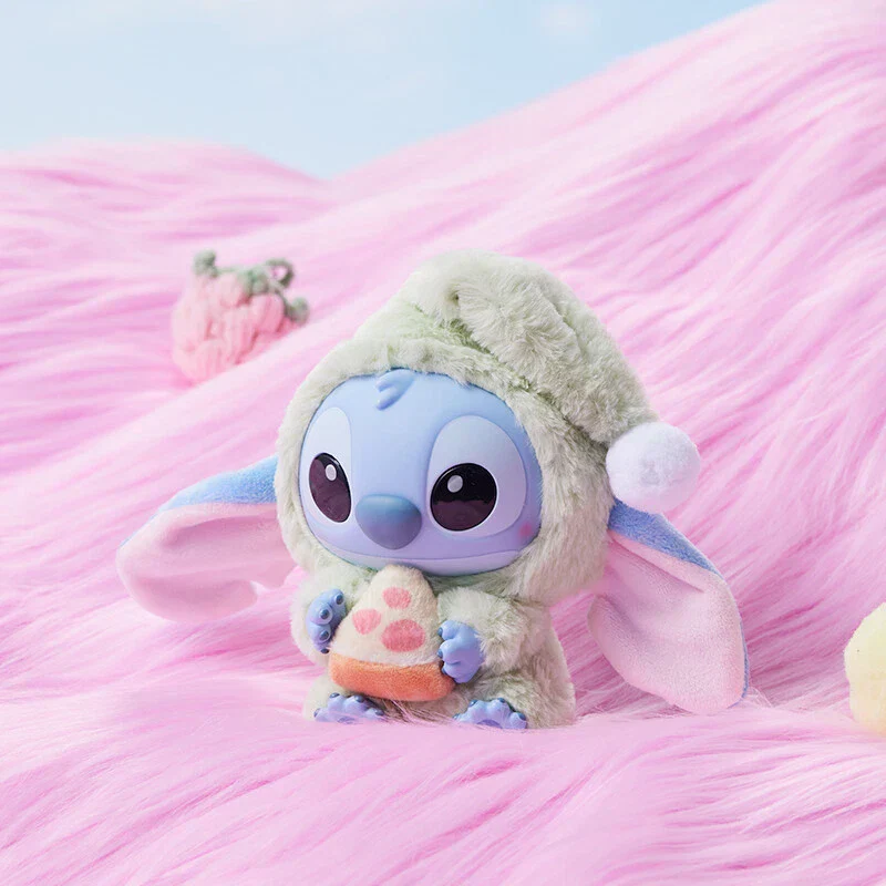 [In Stock] MINISO Stitch Eat Something Before Sleep Plush Keychain Blind Box - Image 11