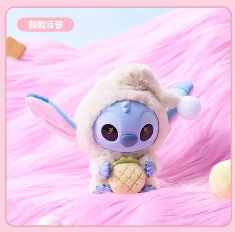 [In Stock] MINISO Stitch Eat Something Before Sleep Plush Keychain Blind Box - Image 17