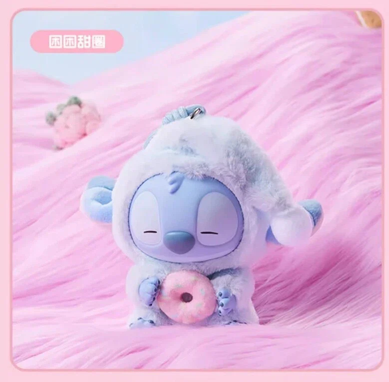 [In Stock] MINISO Stitch Eat Something Before Sleep Plush Keychain Blind Box - Image 20