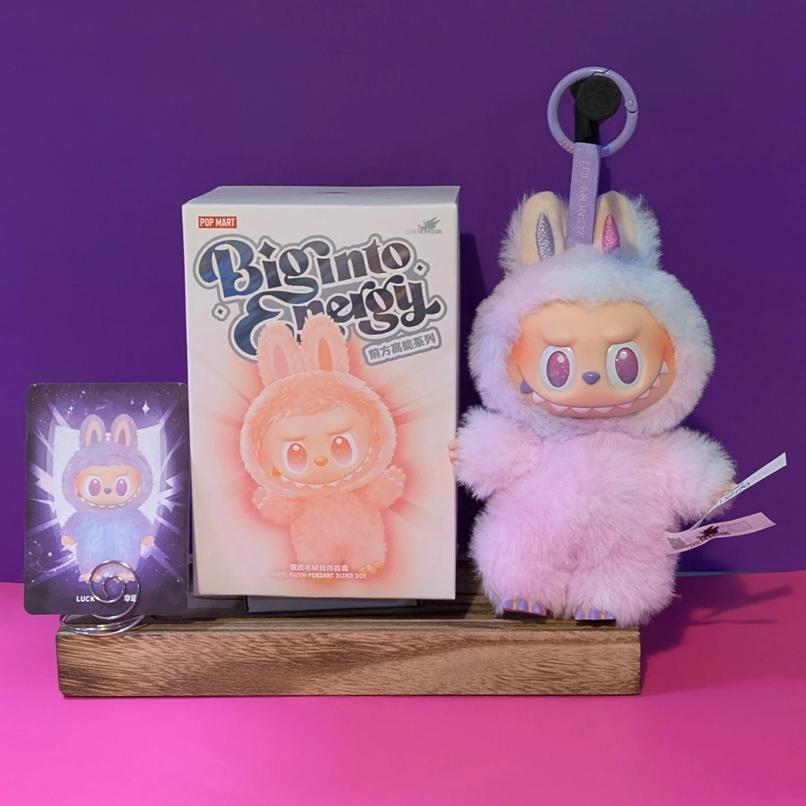 [In Stock] POPMART Big into Energy Series-Vinyl Plush Pendant Blind Box Labubu - Image 2