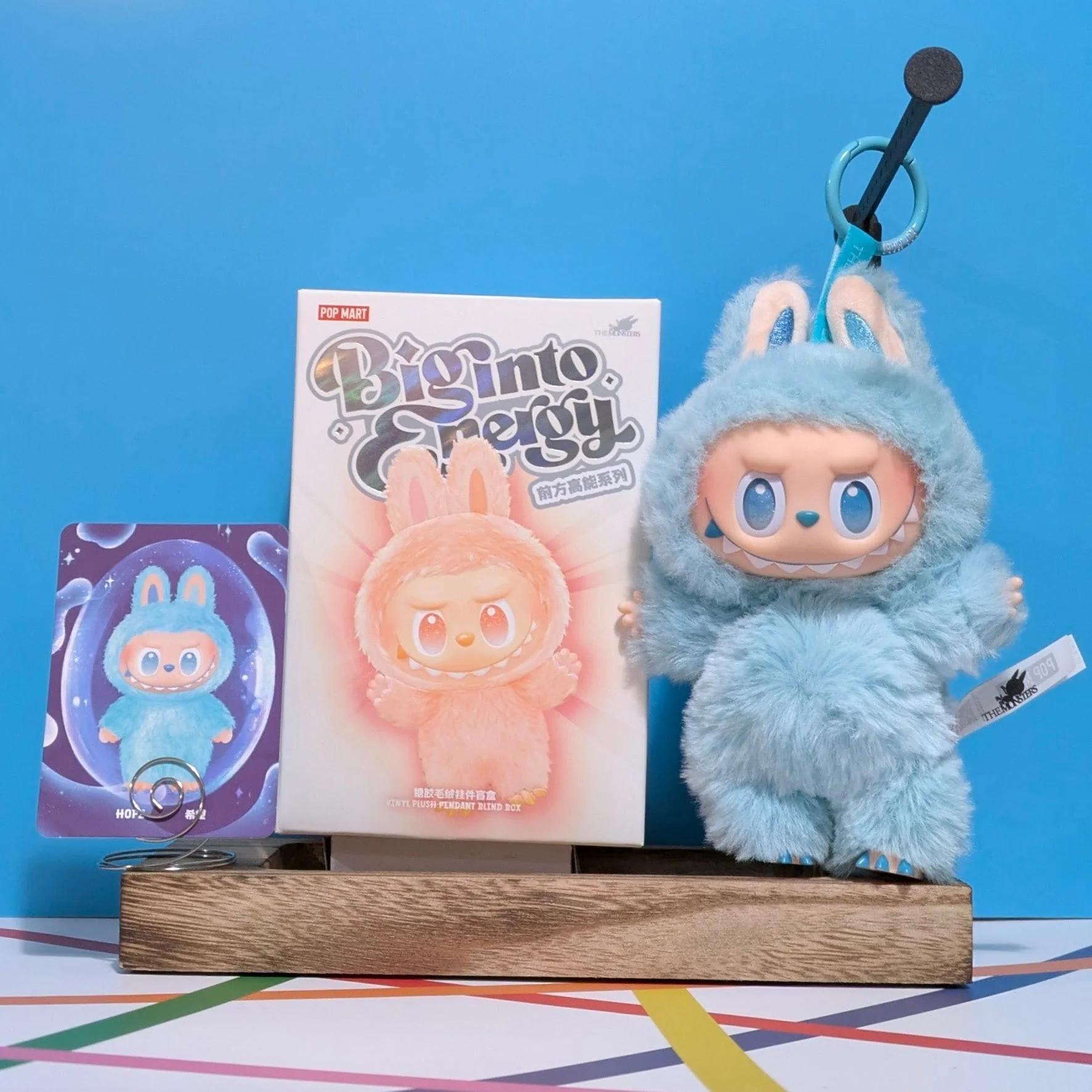 [In Stock] POPMART Big into Energy Series-Vinyl Plush Pendant Blind Box Labubu - Image 3
