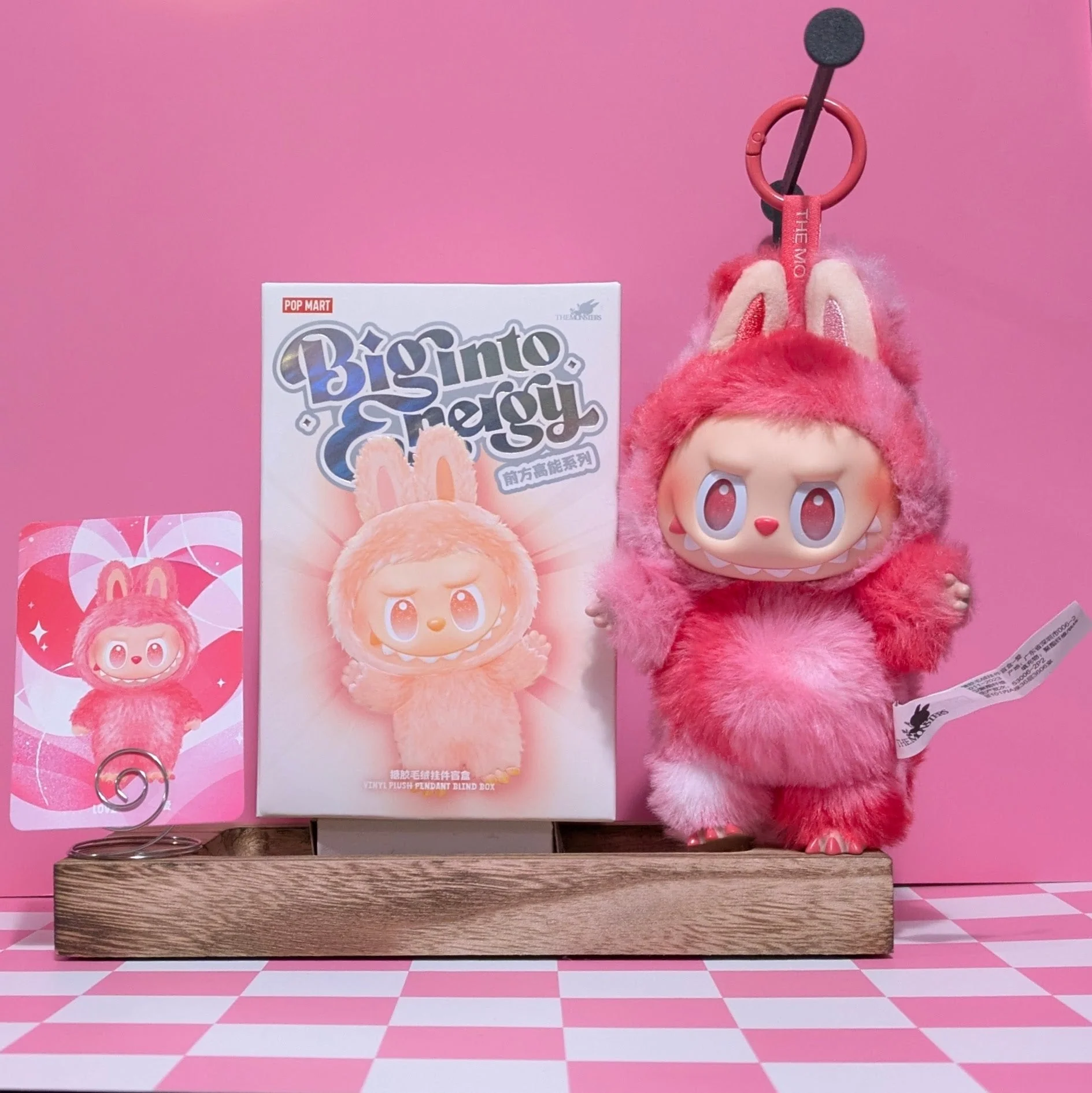 [In Stock] POPMART Big into Energy Series-Vinyl Plush Pendant Blind Box Labubu - Image 4