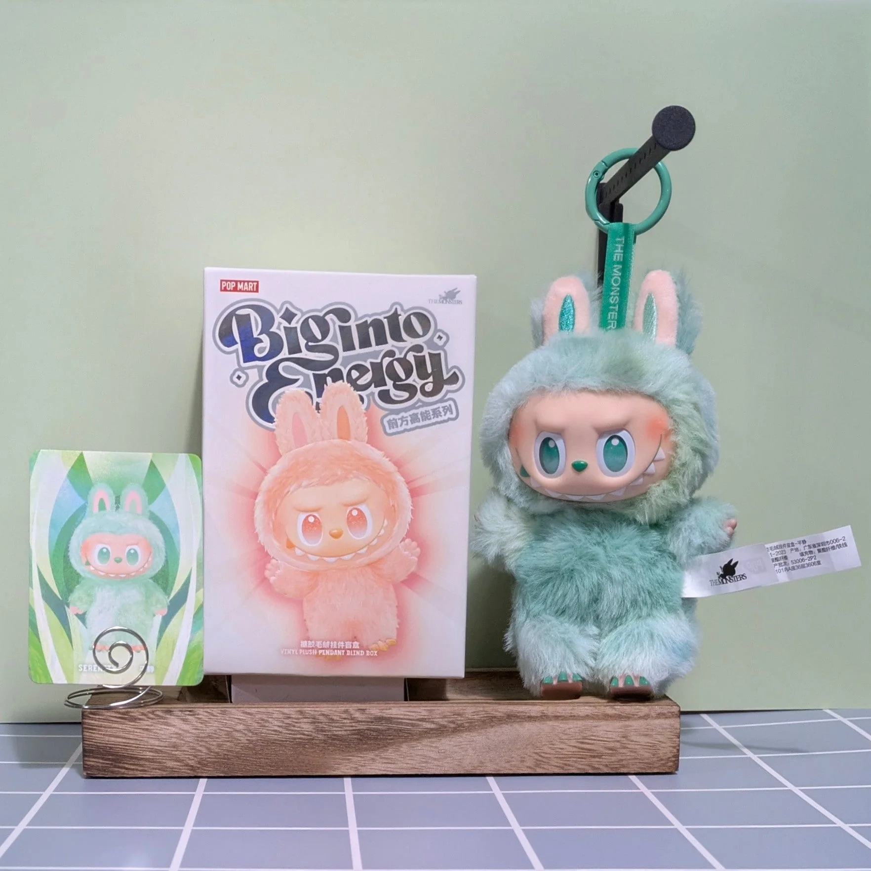[In Stock] POPMART Big into Energy Series-Vinyl Plush Pendant Blind Box Labubu - Image 5